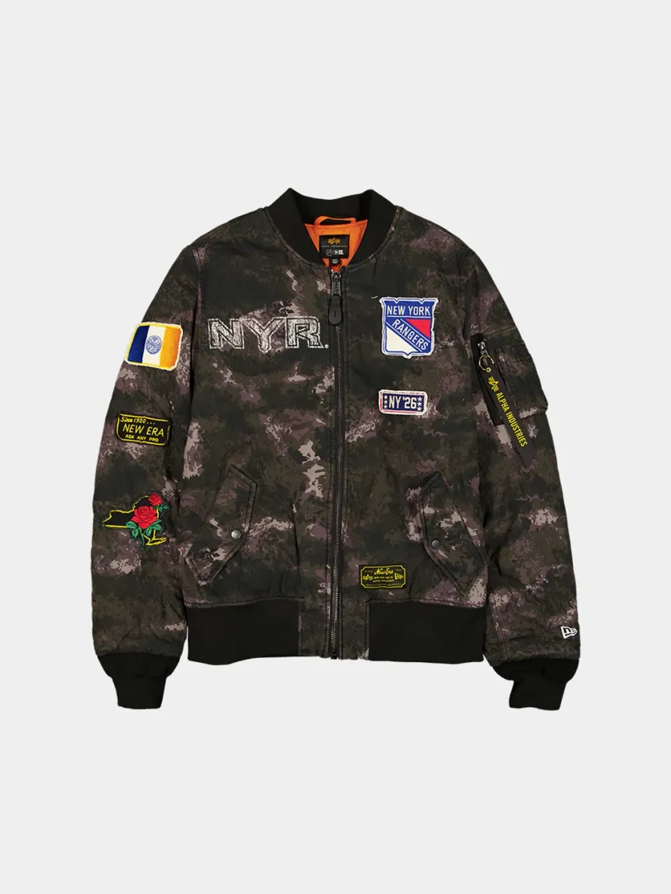 Alpha Industries Rangers MA-1 blouson bomber noir camo