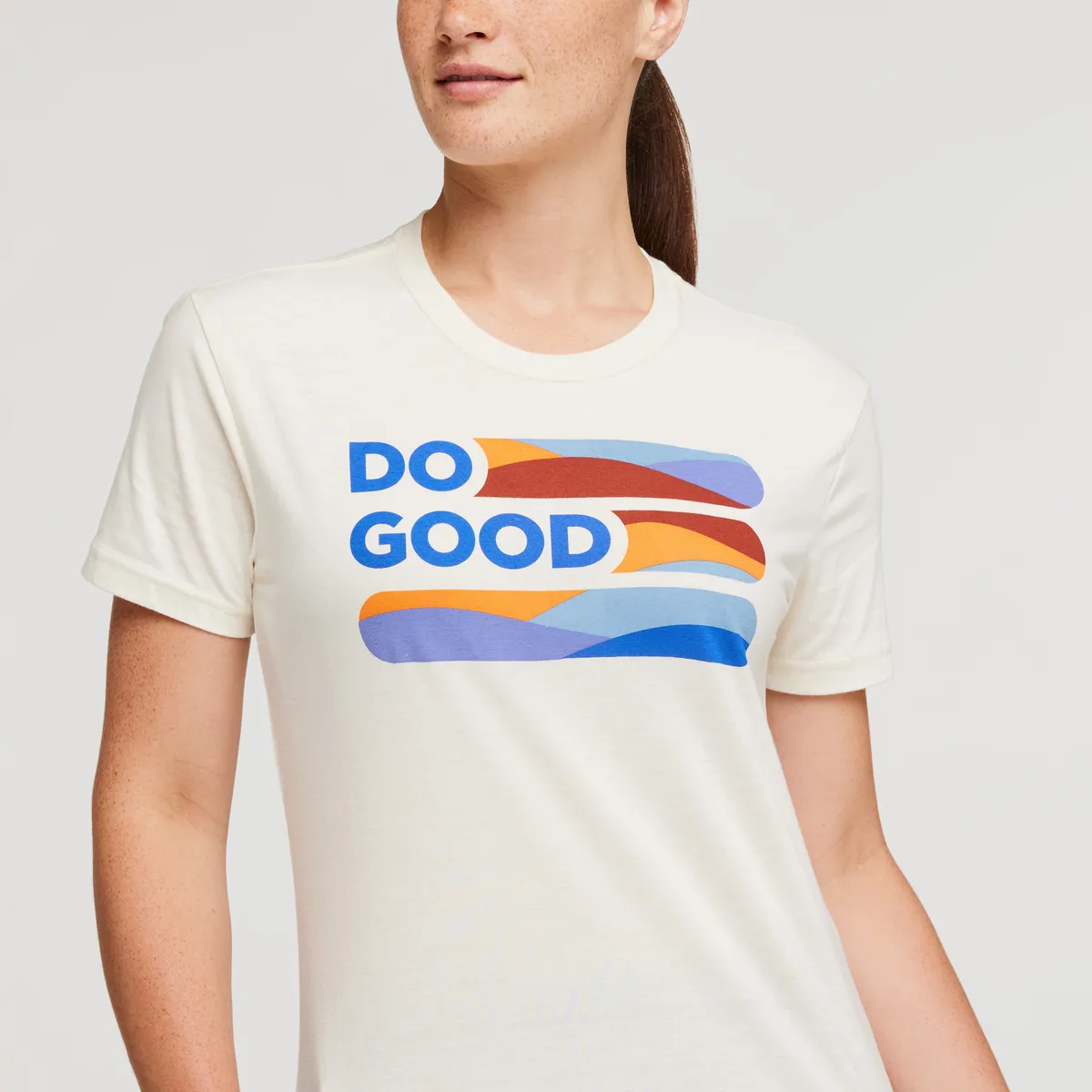 Cotopaxi Do Good Stripe t-shirt femme rayé coton
