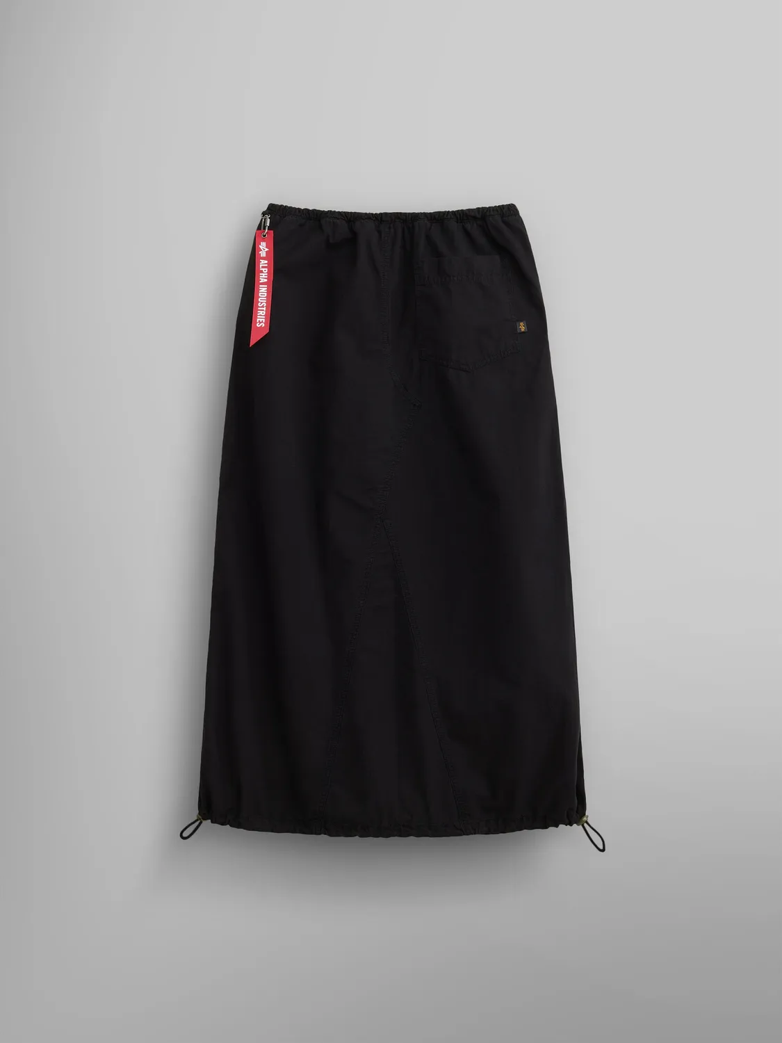 Alpha Industries Drawcord jupe longue femme noire coton