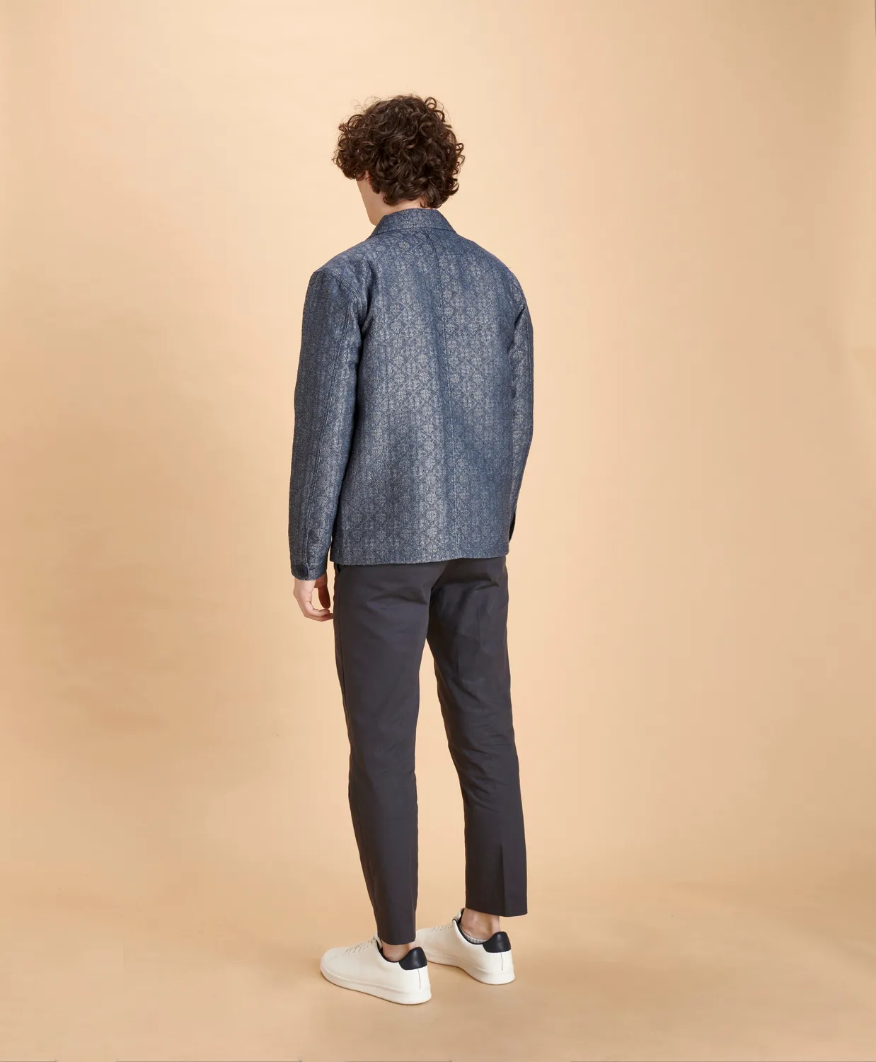 Soubacq Le Bleu Babylone veste de travail coton bleu