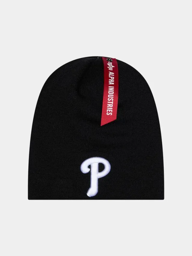 Alpha Industries Philadelphia Phillies bonnet noir laine