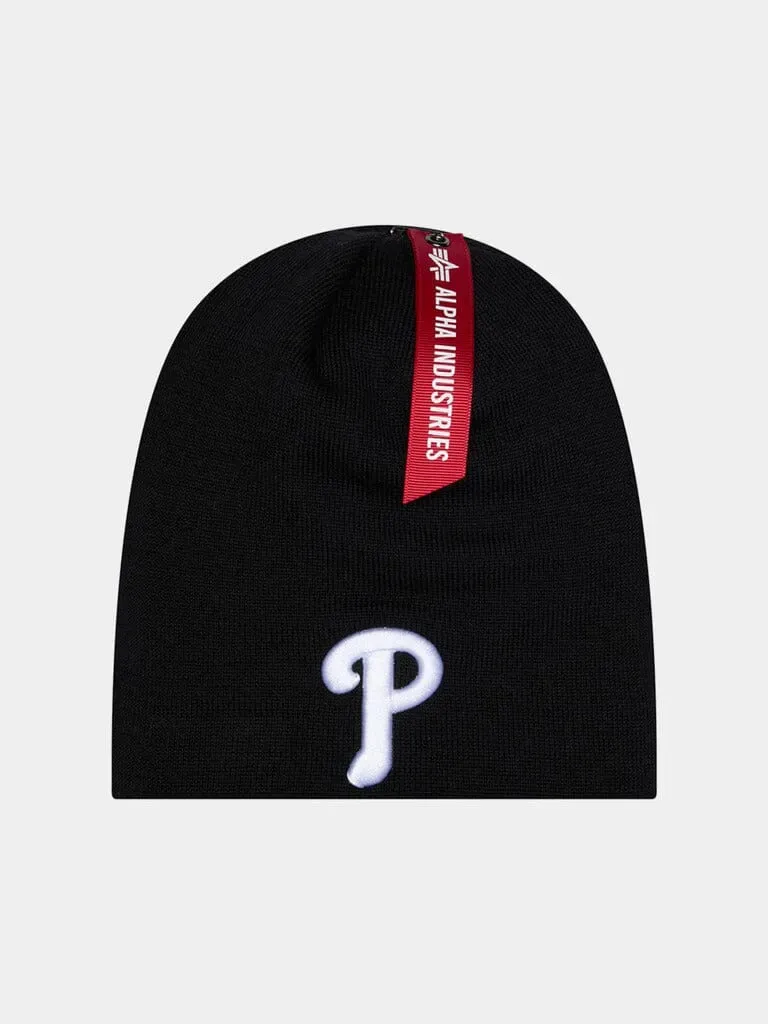Alpha Industries Philadelphia Phillies bonnet noir laine