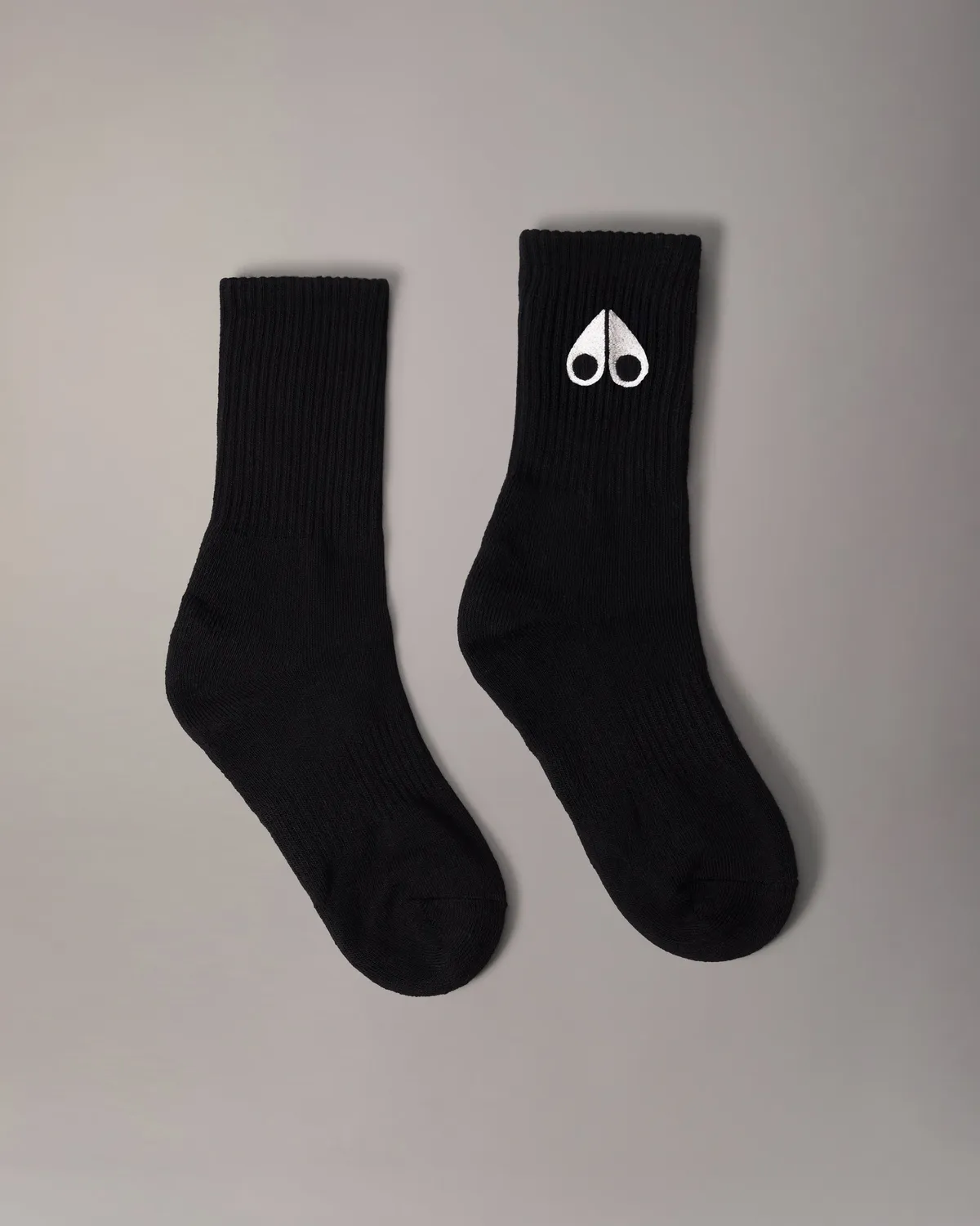 Moose Knuckles Logo Icon chaussettes cheville noires