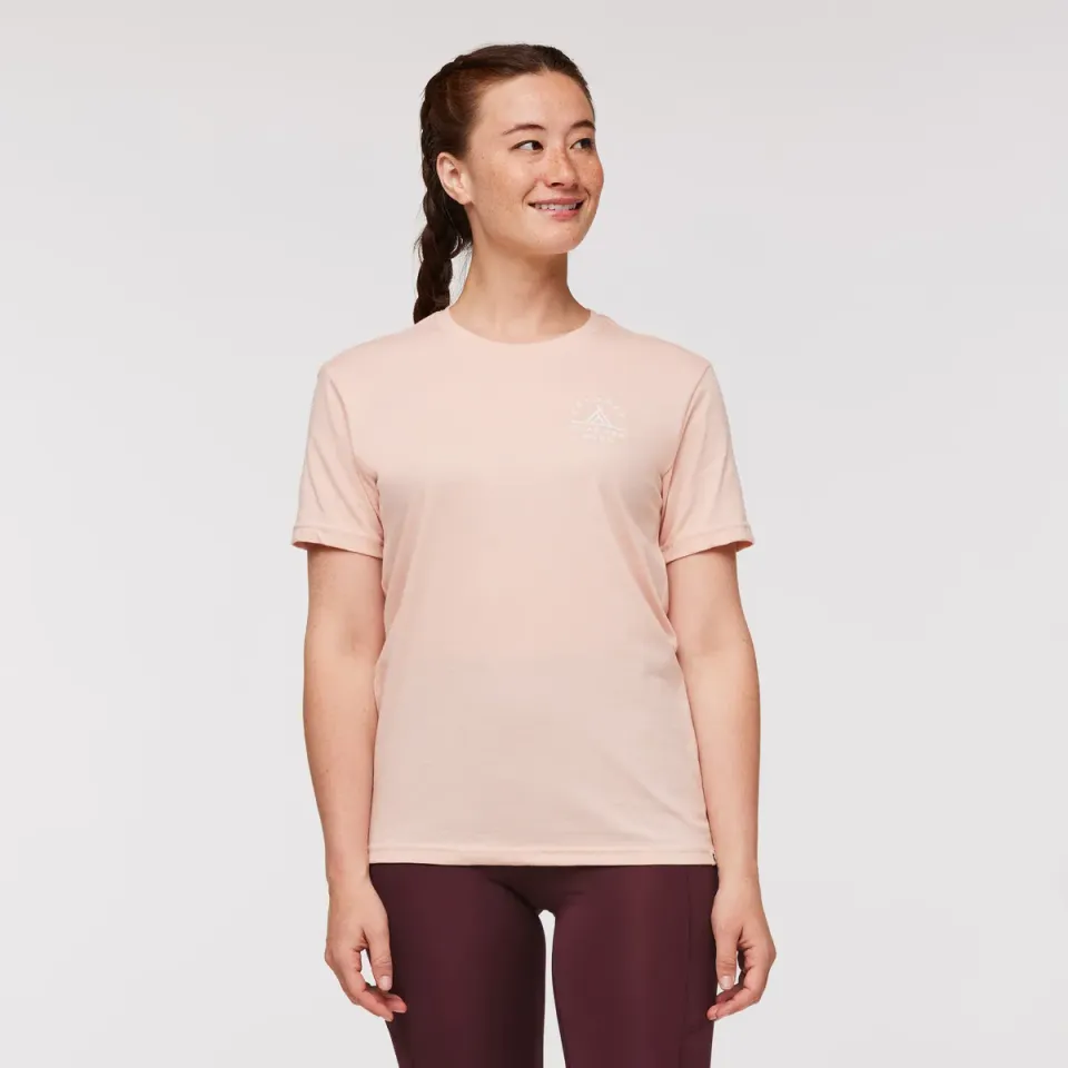 Cotopaxi Llama Map t-shirt femme Rosewood lama