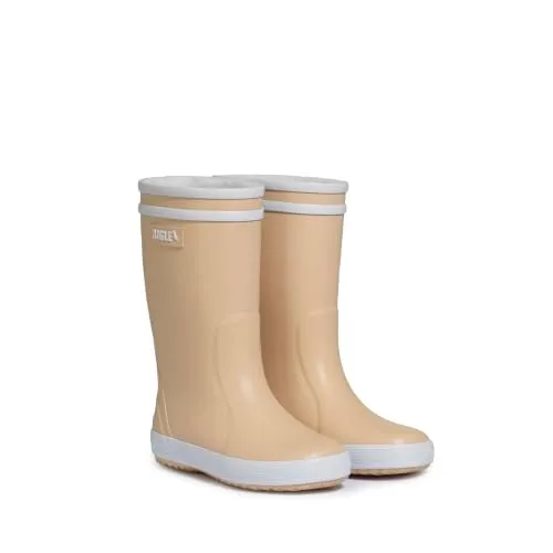 Aigle Lolly Pop Fur bottes caoutchouc sable 24 EU fourrées