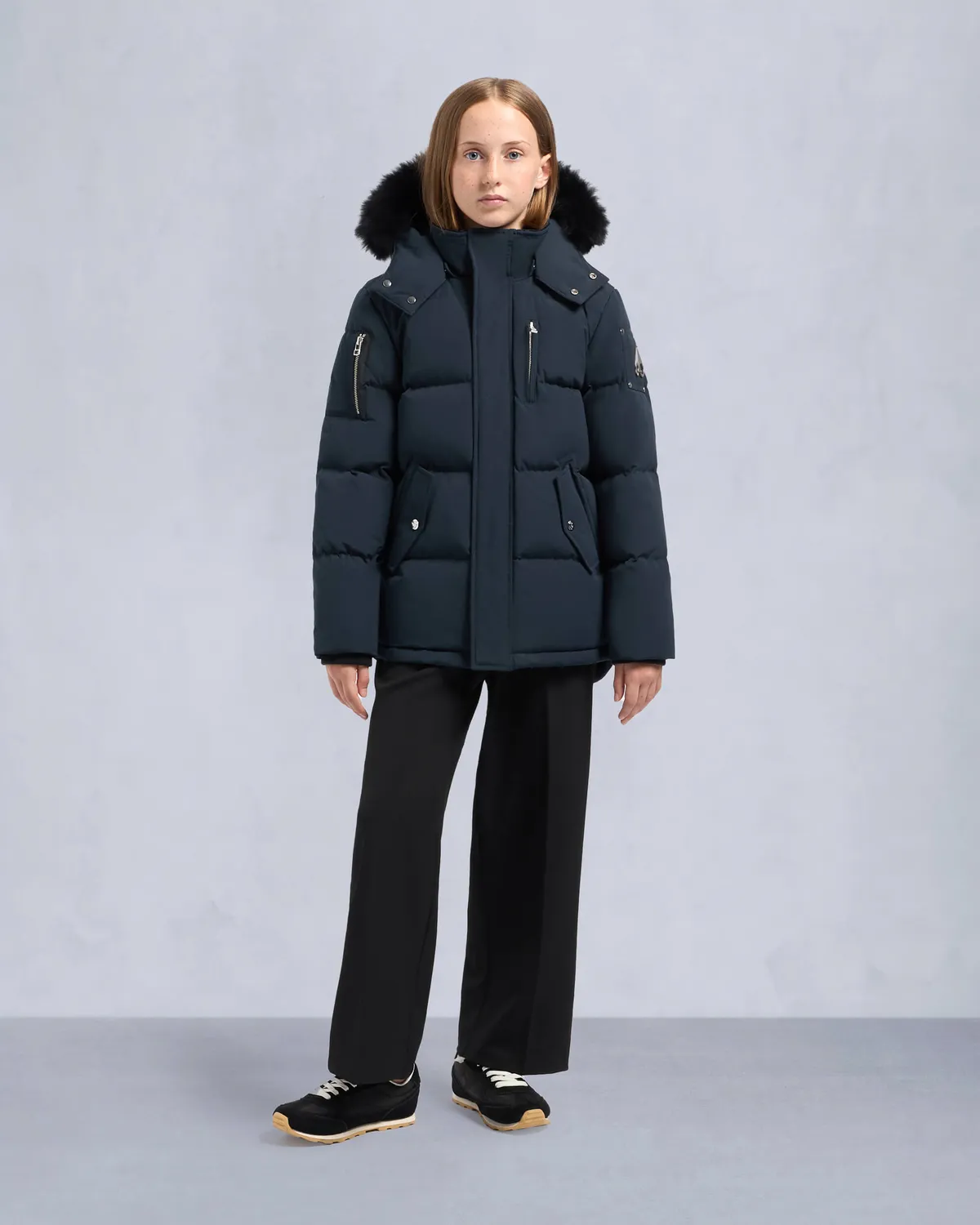 Moose Knuckles Original veste enfant rosewood coupe droite