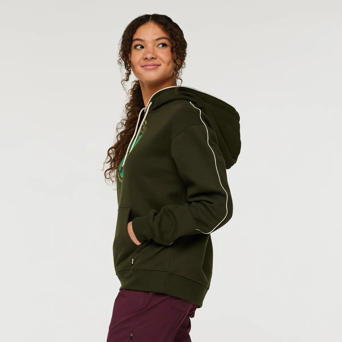 Cotopaxi Day And Night sweat capuche femme Burgundy coton