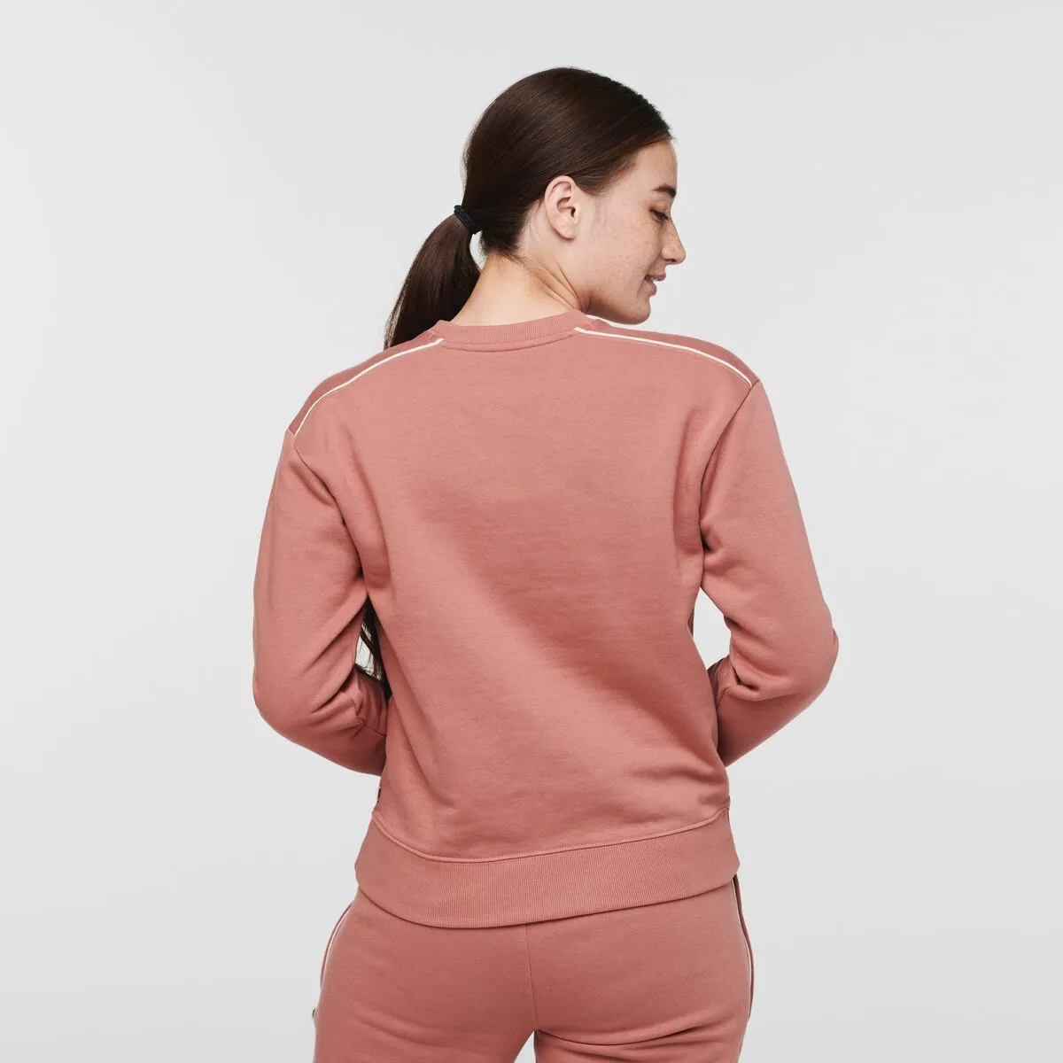 Cotopaxi Do Good Crew Sweatshirt Femme Earthen Coton Bio