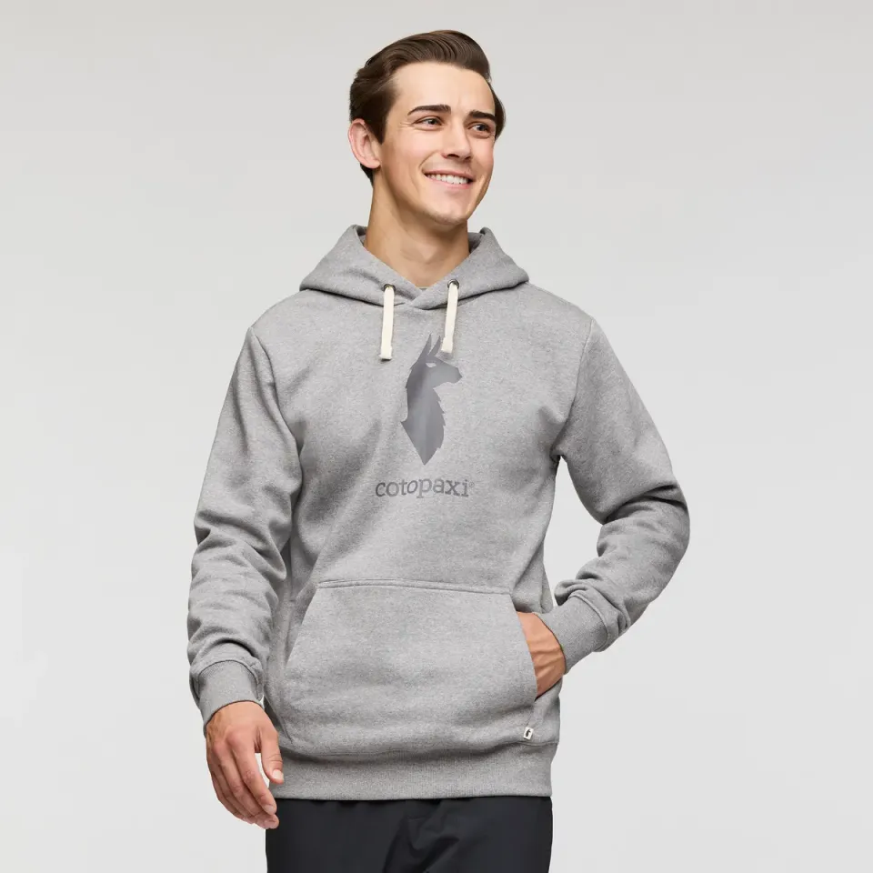 Cotopaxi Llama pullover hoodie homme gris doux