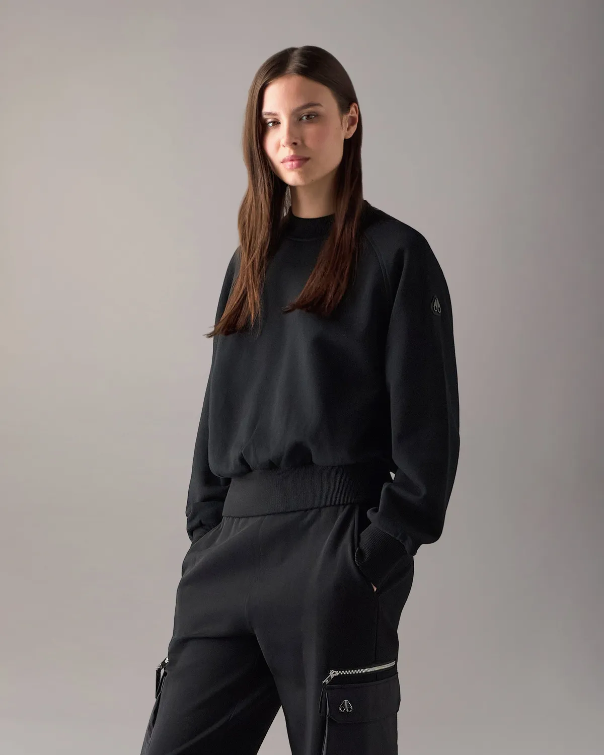 Moose Knuckles YYZ sweat col rond relaxed