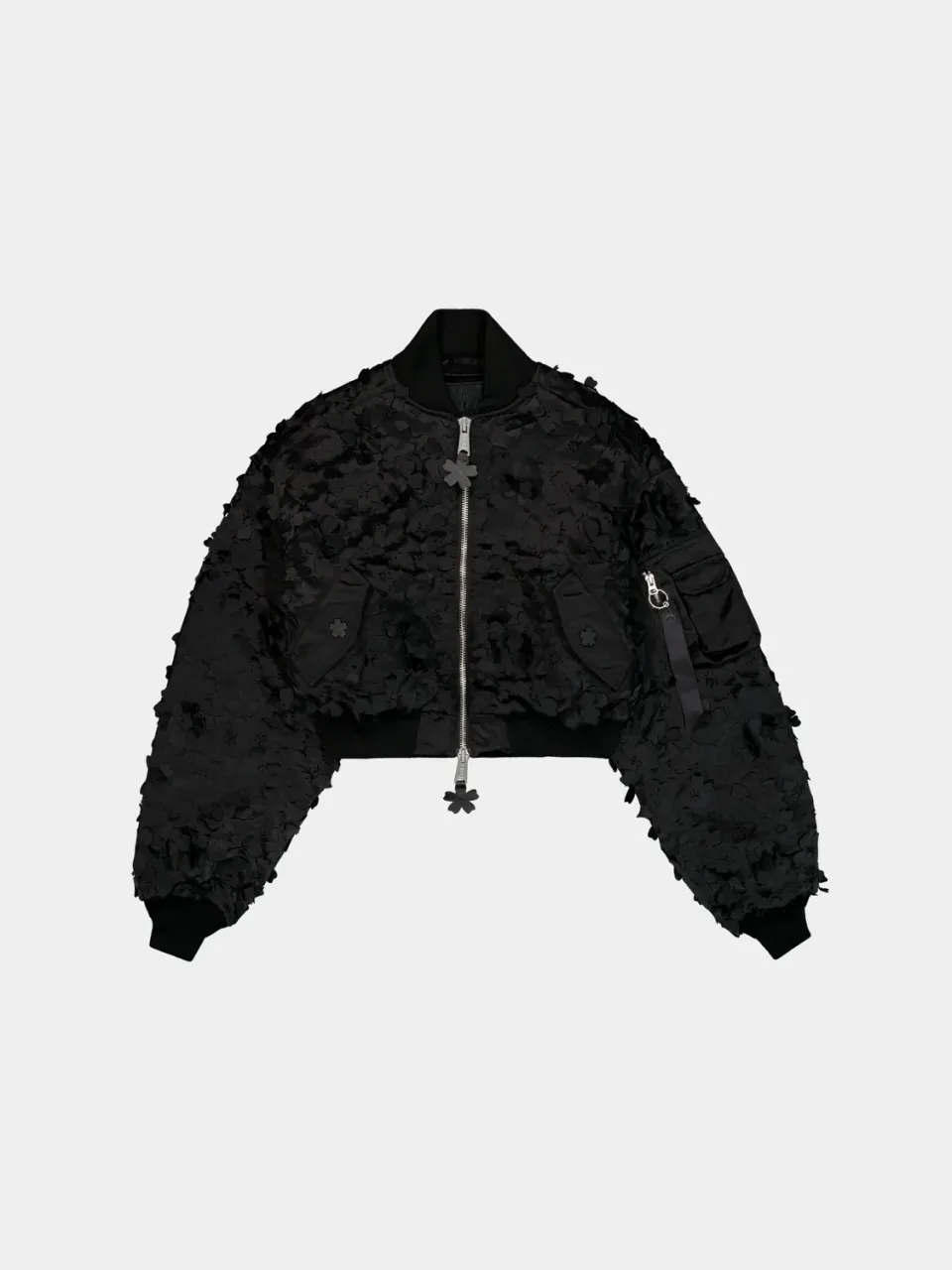 Alpha Industries MA-1 Cecilie Bahnsen bomber noir ajouré
