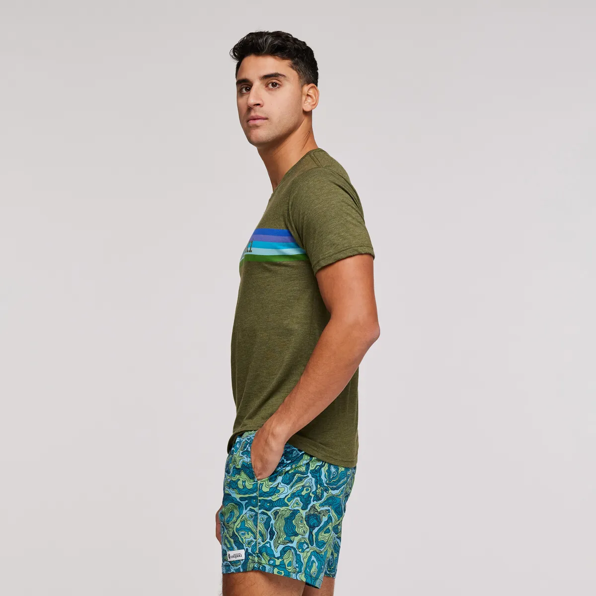 Cotopaxi On The Horizon t-shirt homme imprimé sunset