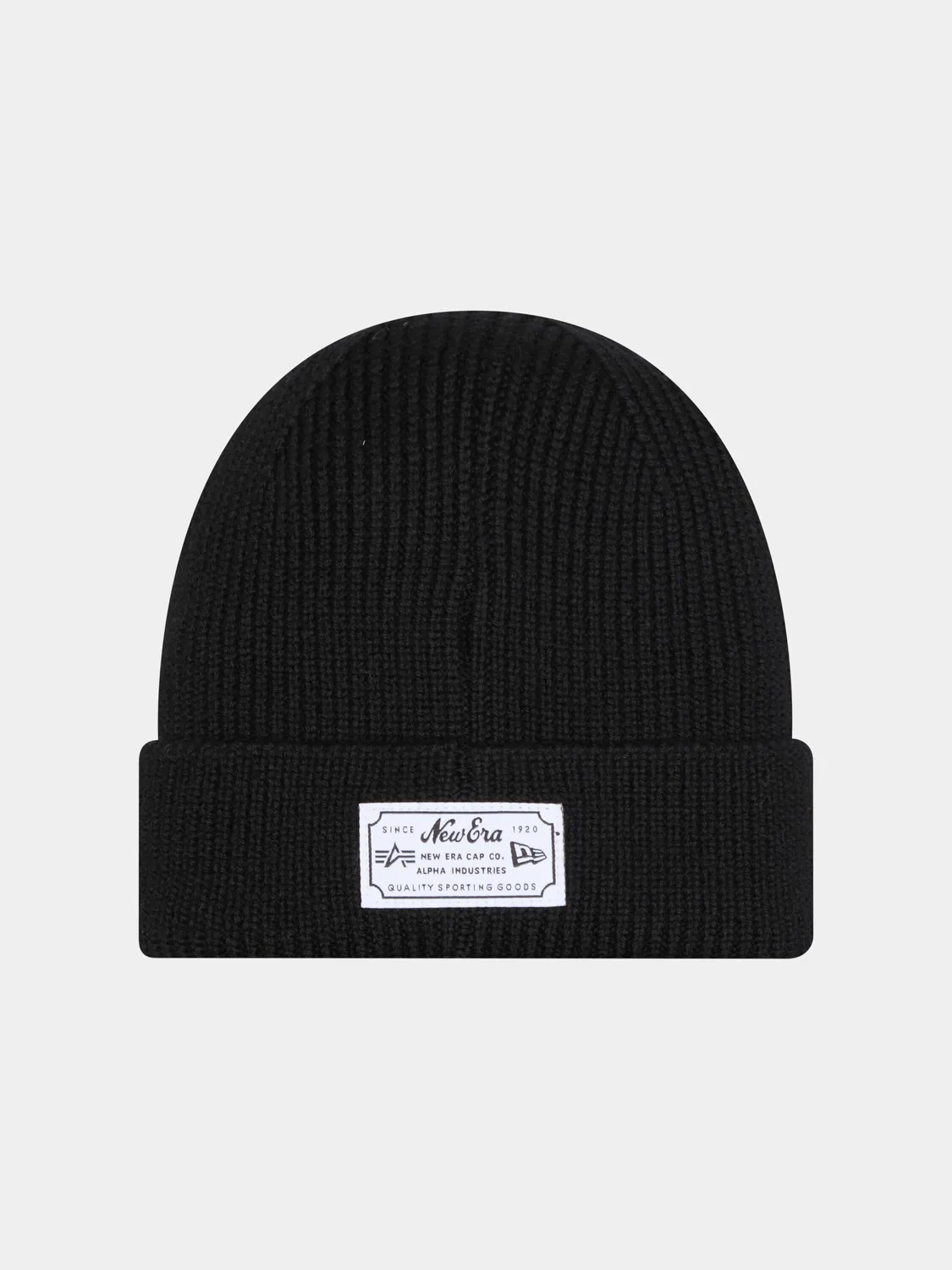Alpha Industries Giants x New Era bonnet laine noir