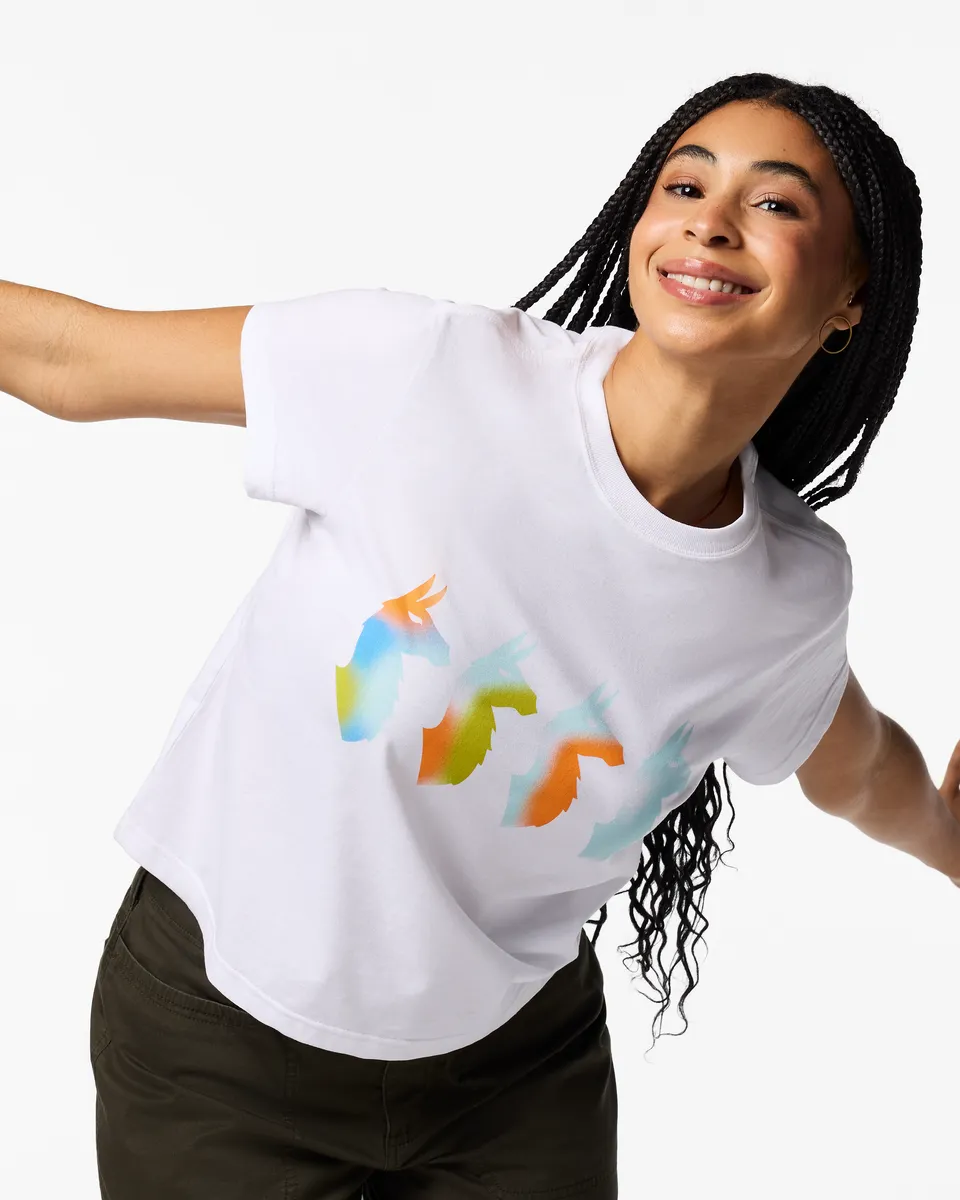 Cotopaxi Cuatro Bitmap t-shirt femme Everglade coton bio