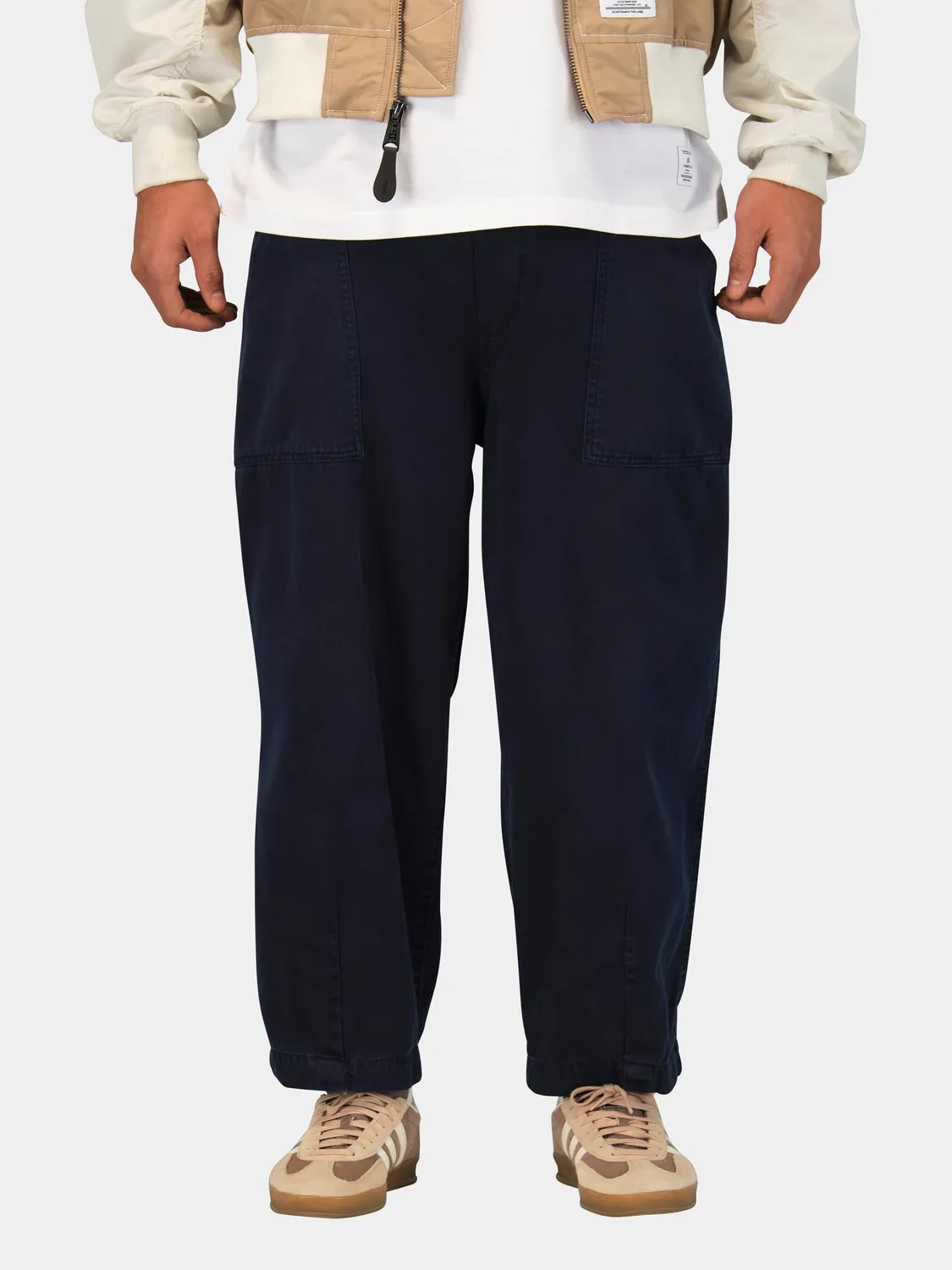 Alpha Industries Oversized Cotton pantalon bleu replica large