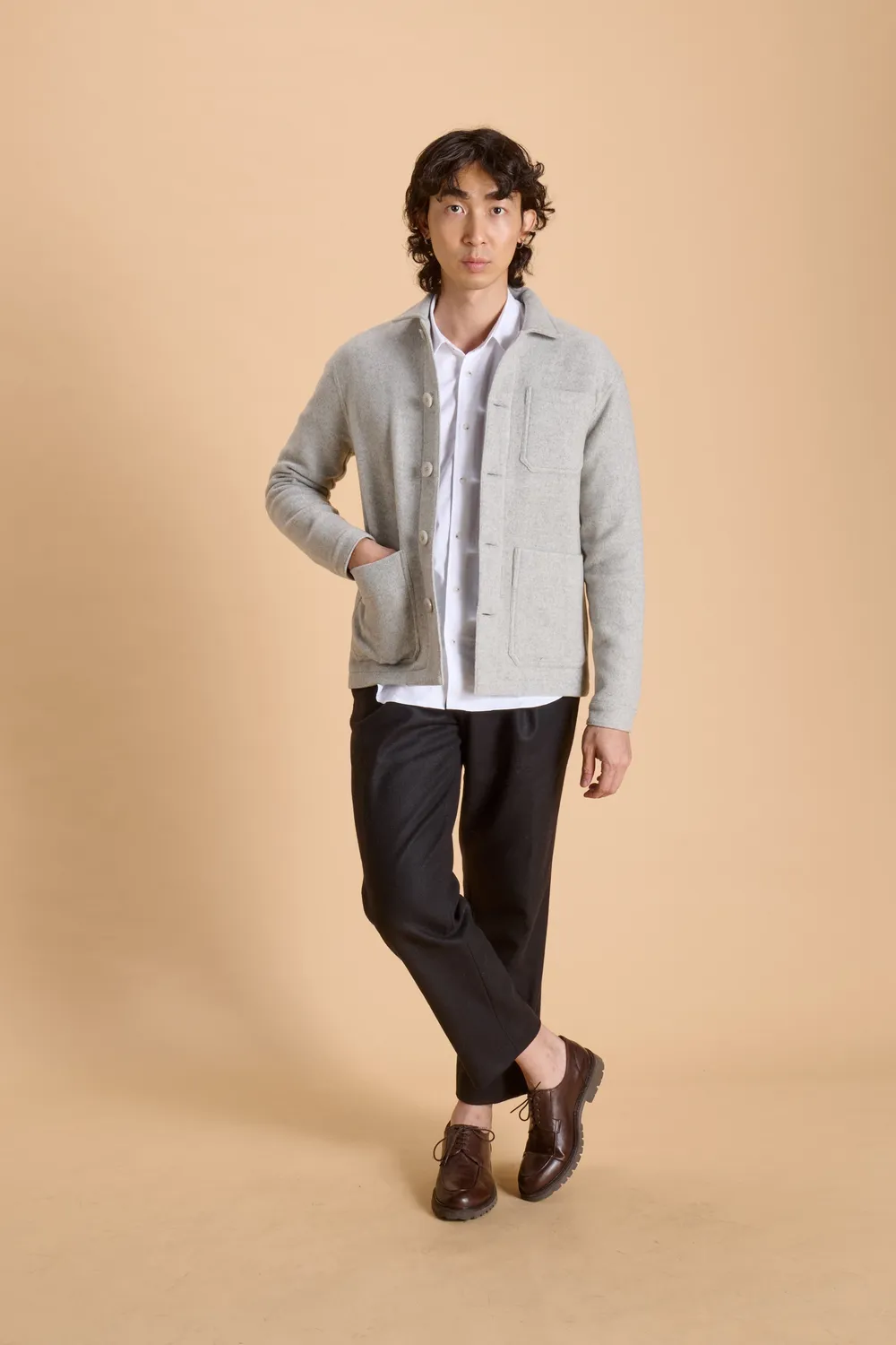 SOUBACQ Le Bleu Montespan veste de travail laine pure