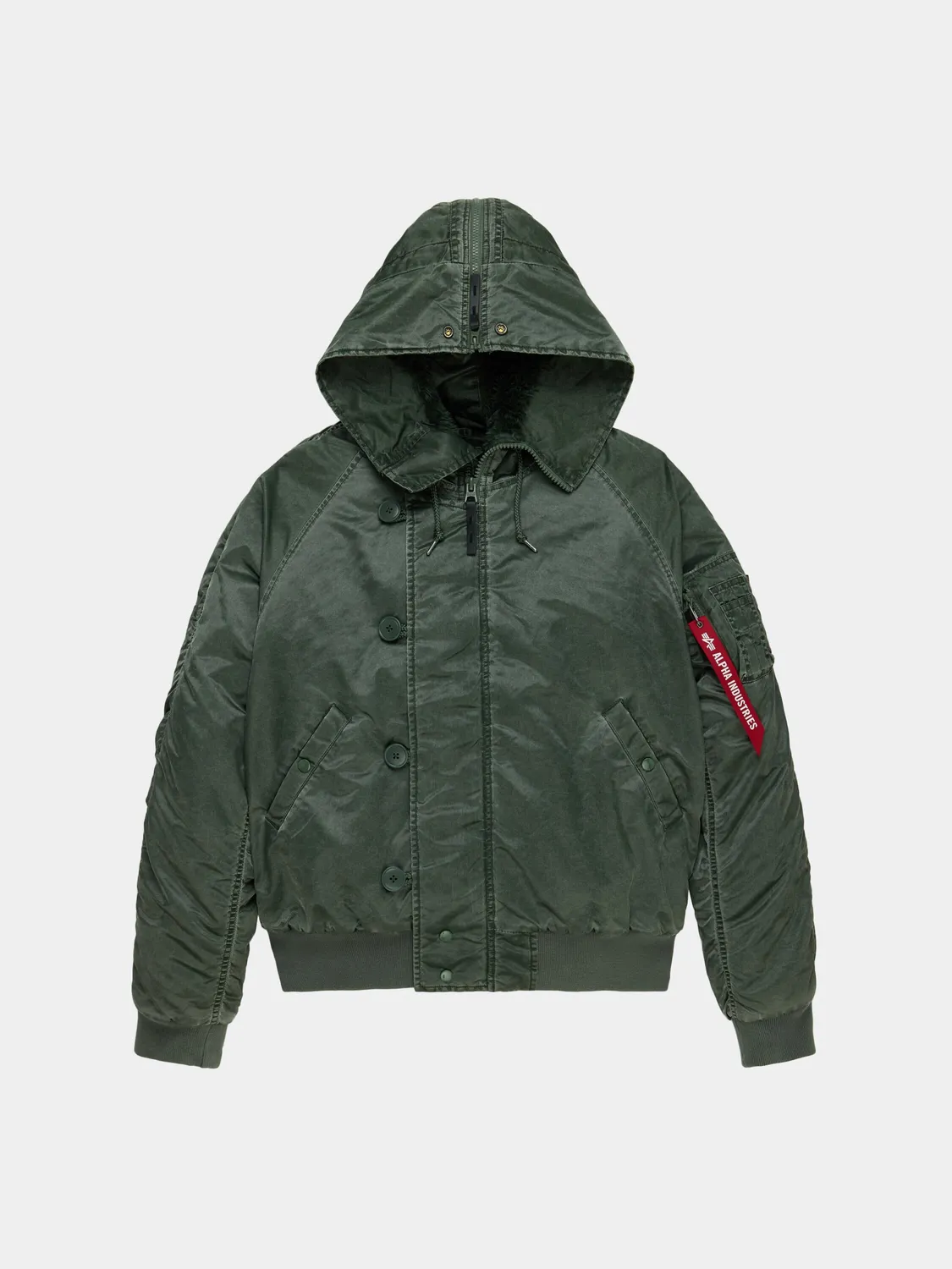 Alpha Industries N-2B Battlewash parka noir grand froid