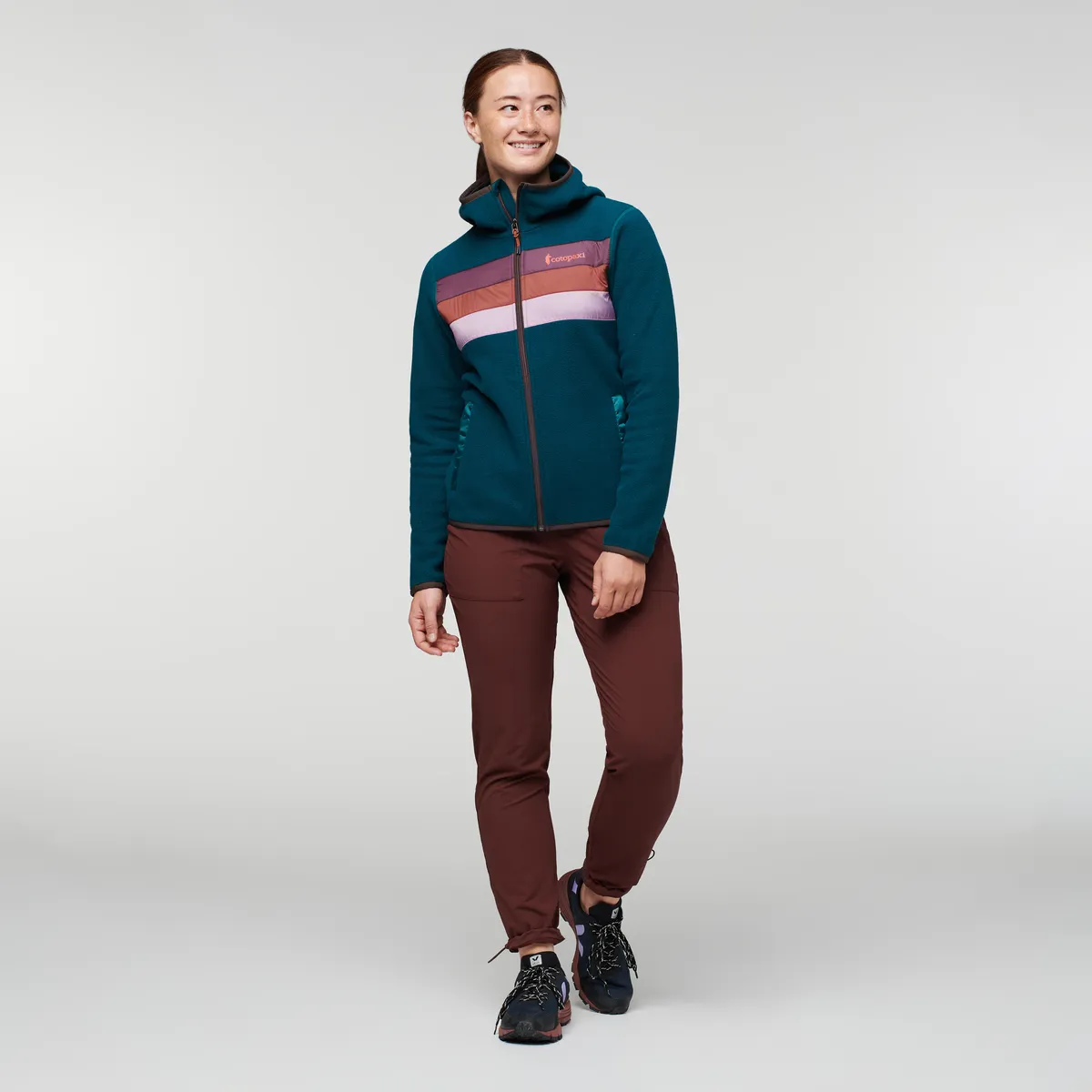 Cotopaxi Teca Fleece Hooded Full-Zip polaire femme Dragons Exist
