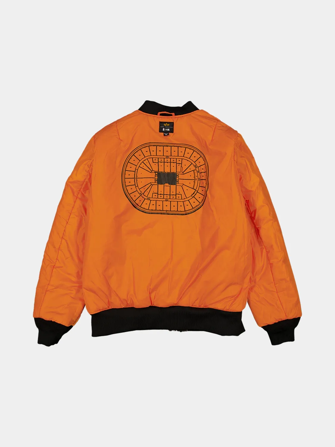 Alpha Industries Boston Celtics MA-1 bomber black camo réversible