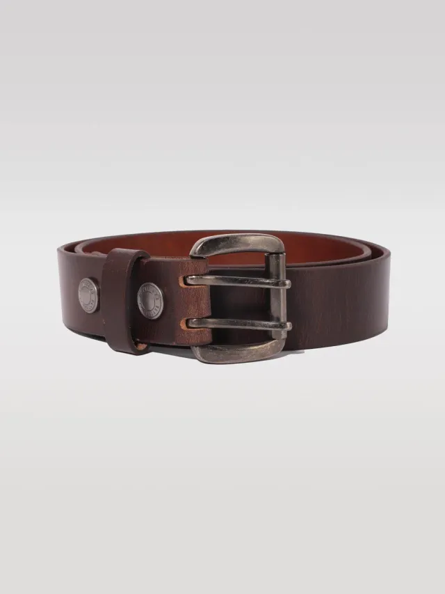 Daytona D17 ceinture cuir homme cognac buffle