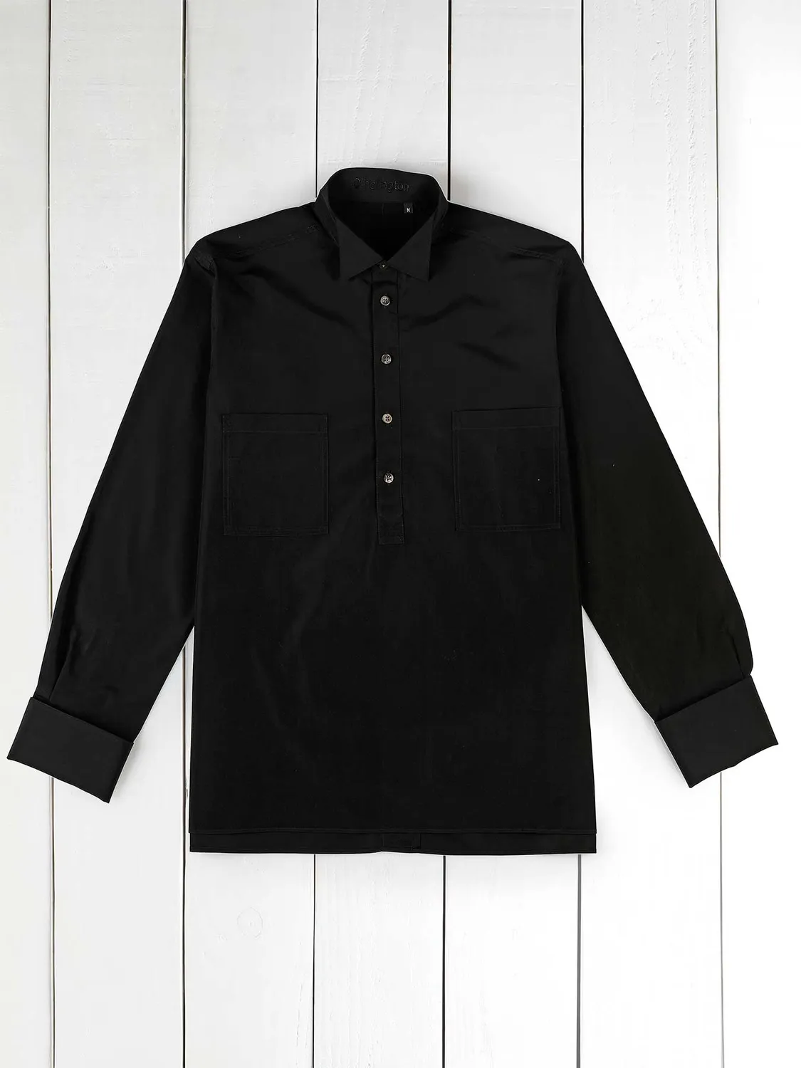 Hollington Quat'z'art chemise popeline noire taille S