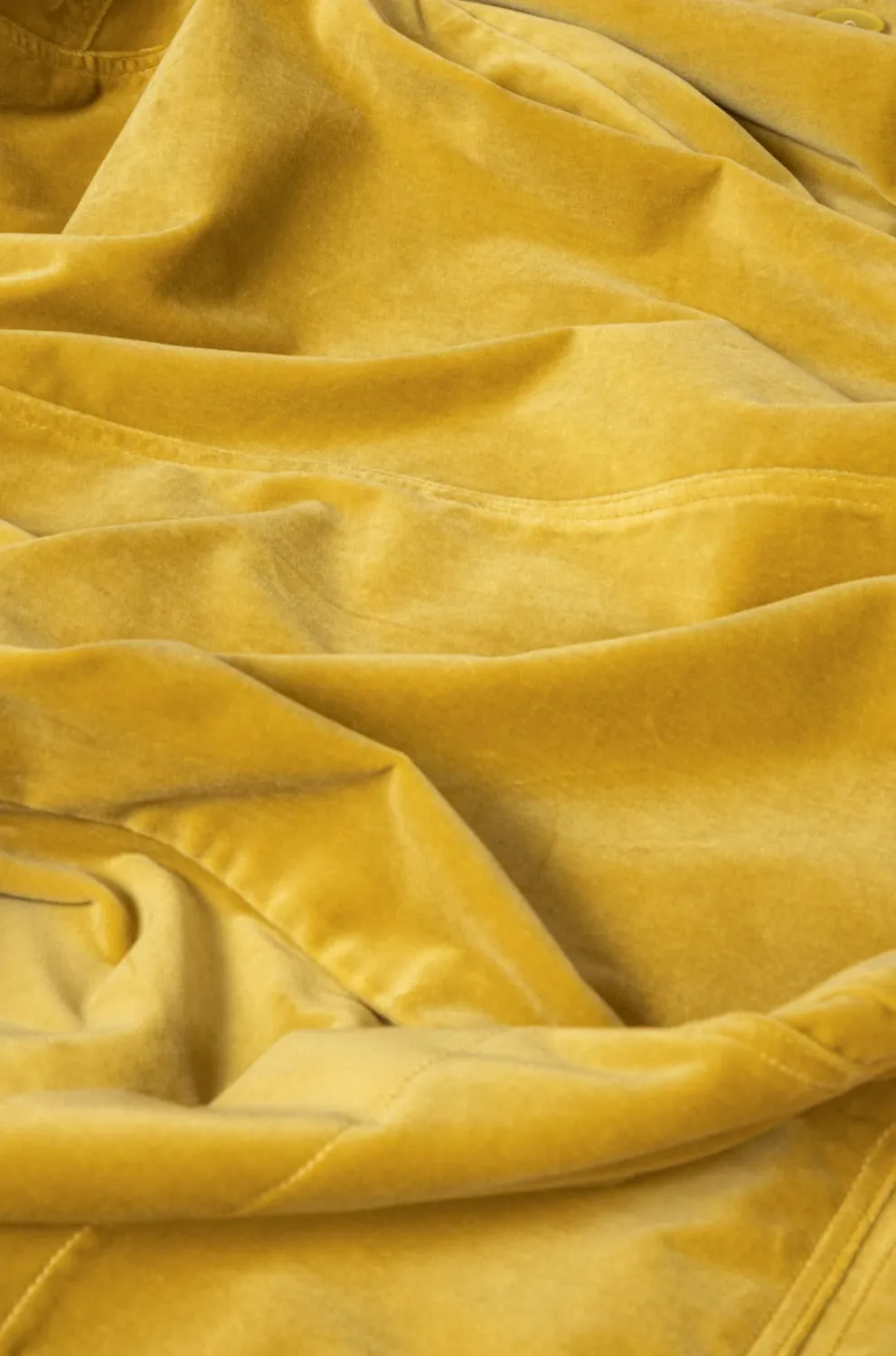 Soubacq Le Bleu Jonquille veste de travail velours jaune