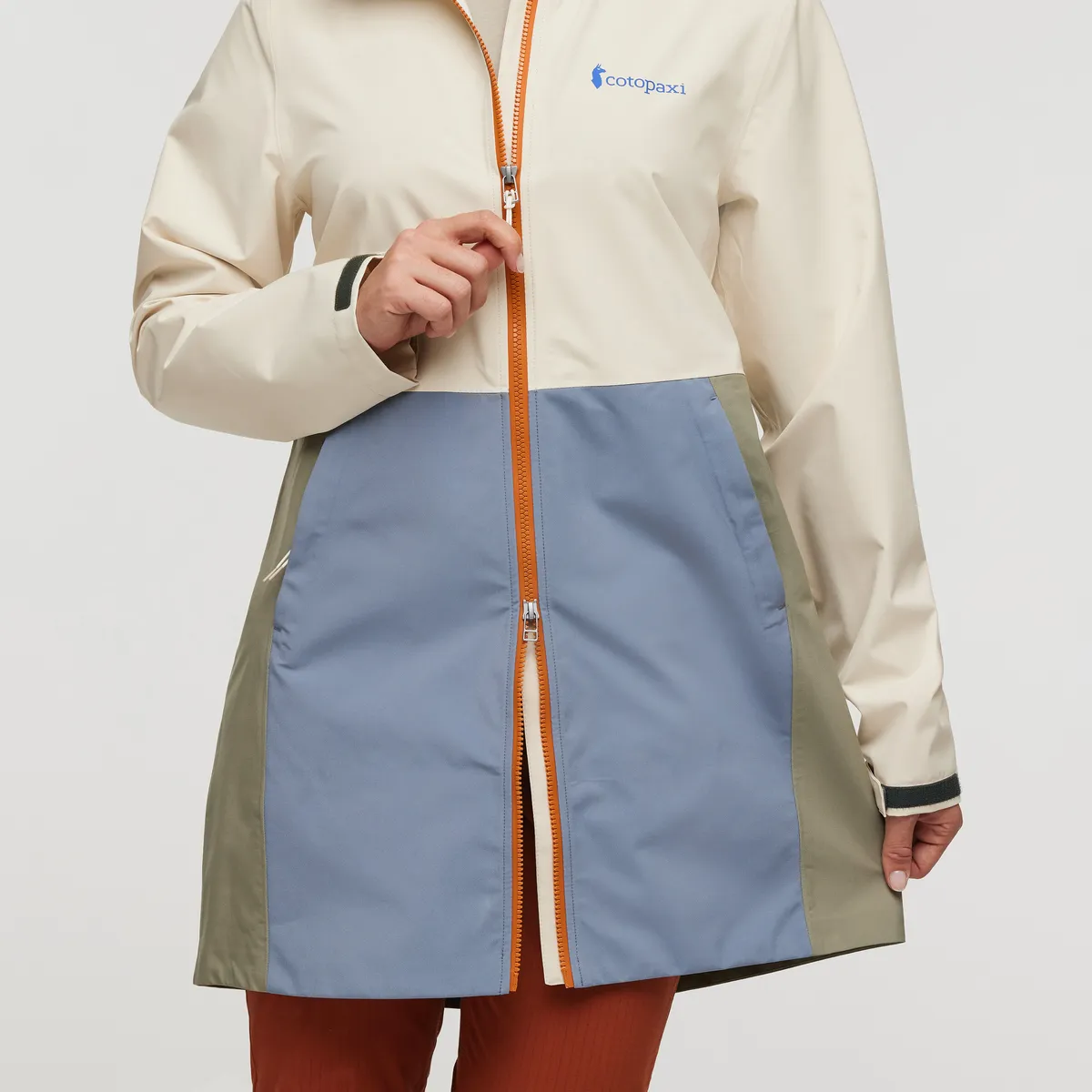Cotopaxi Cielo trench pluie femme crème imperméable