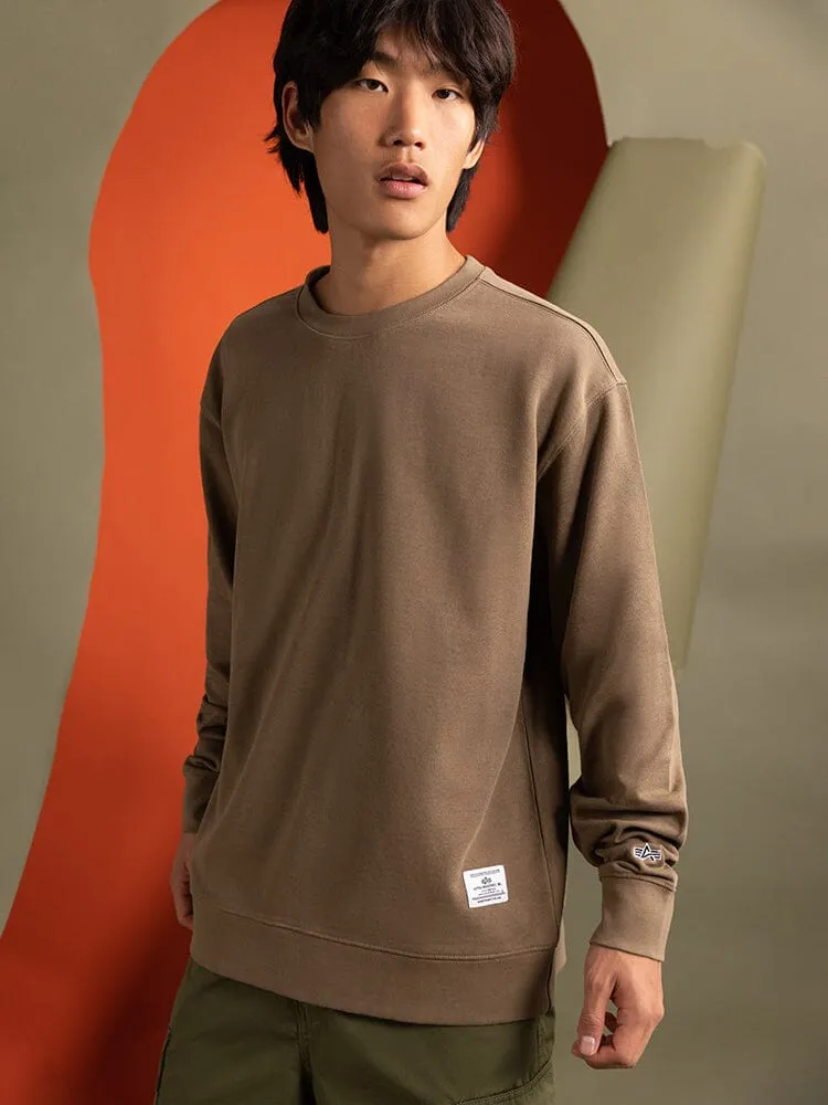 Alpha Industries Essential sweat col rond noir coton