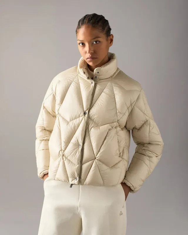 Moose Knuckles Iceberg doudoune matelassée écrue