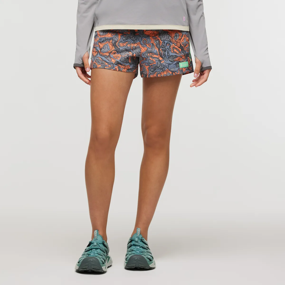 Cotopaxi Brinco Short imprimé femme scuba bleu