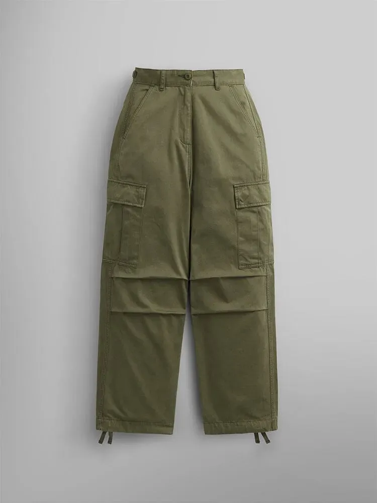 Alpha Industries M-65 pantalon cargo femme vert coton