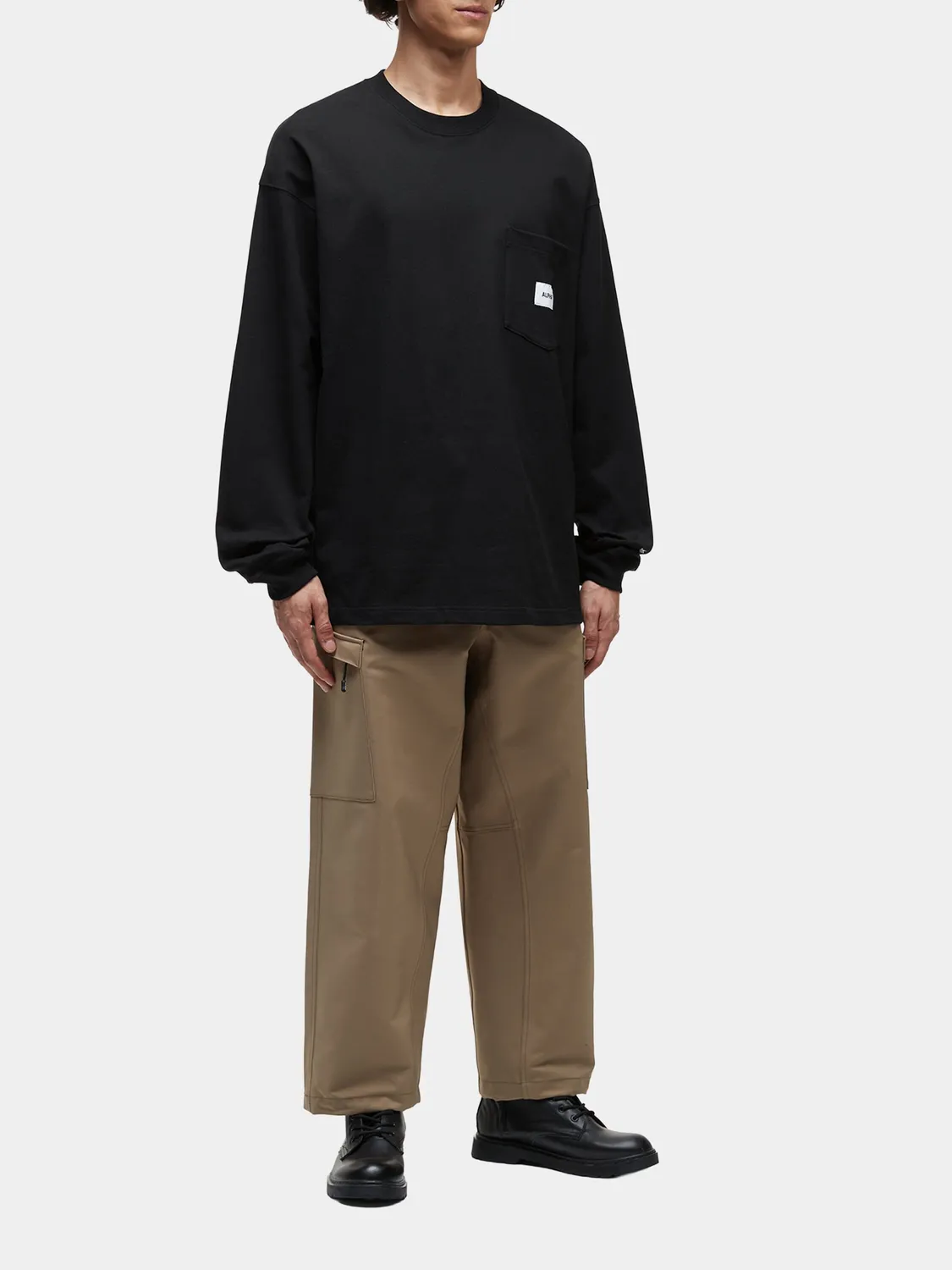 Alpha Industries UNFRM t-shirt manche longue noir poche