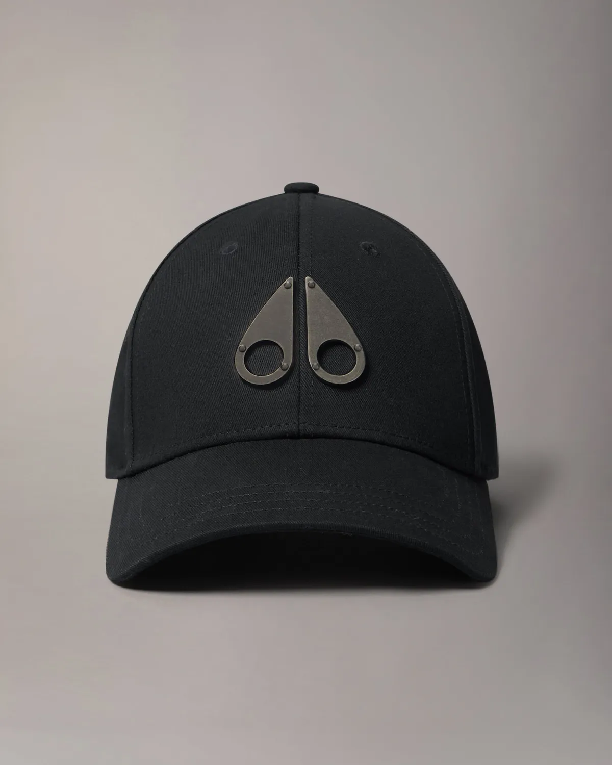 Moose Knuckles Logo Icon casquette noire logo noir