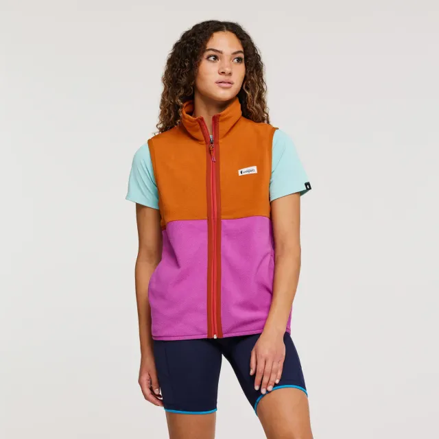 Cotopaxi Amado Fleece Vest gilet femme Mezcal polaire