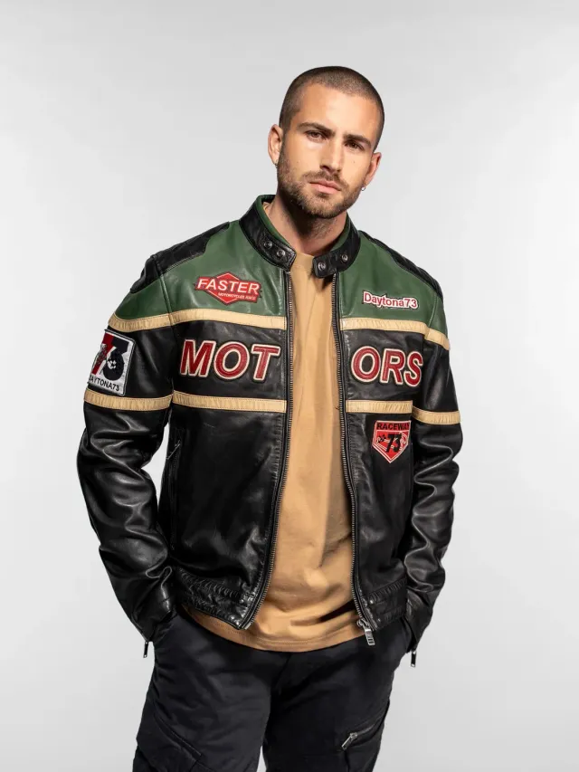 DAYTONA Candler blouson cuir moto racing