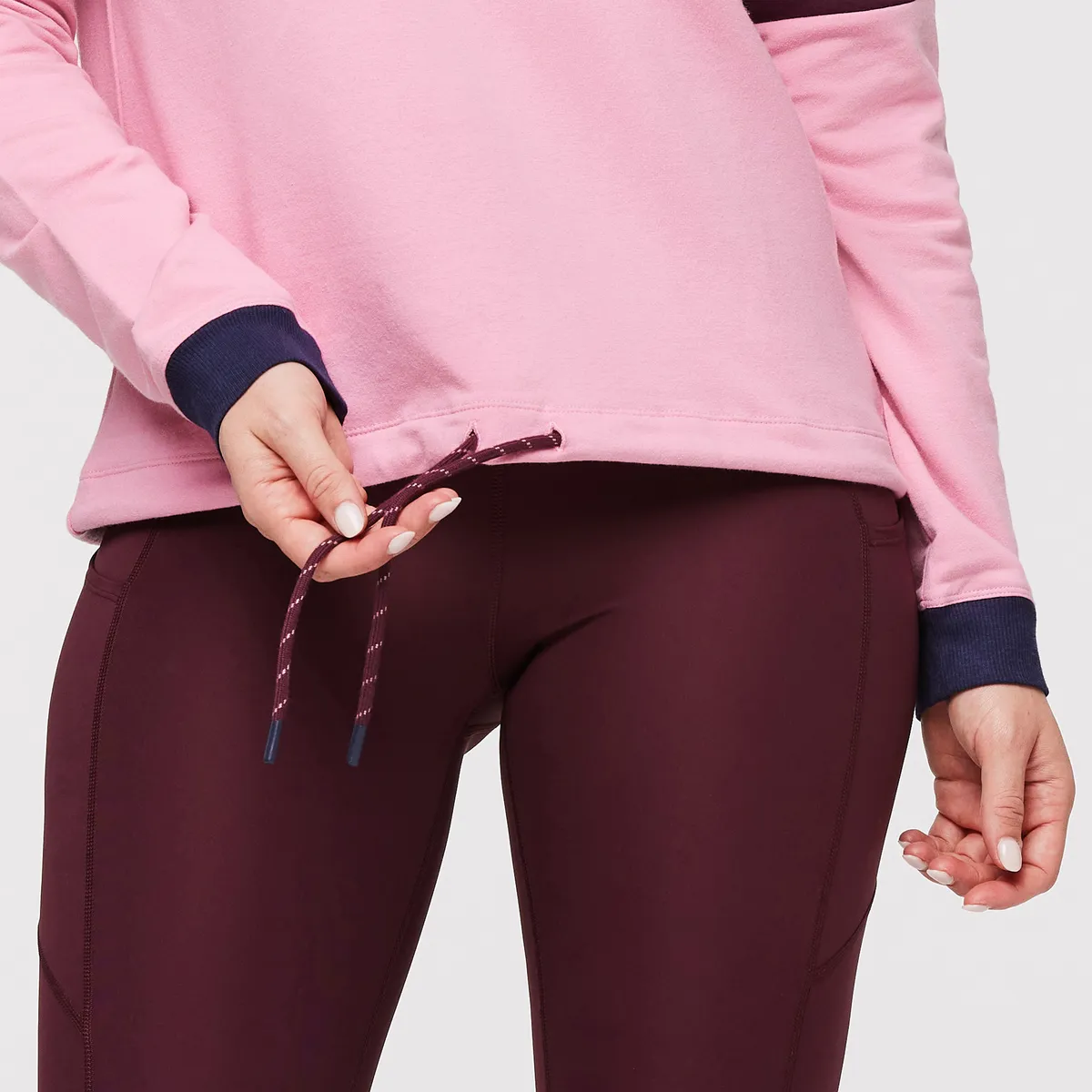 Cotopaxi Bandera sweatshirt femme Wine coton bio