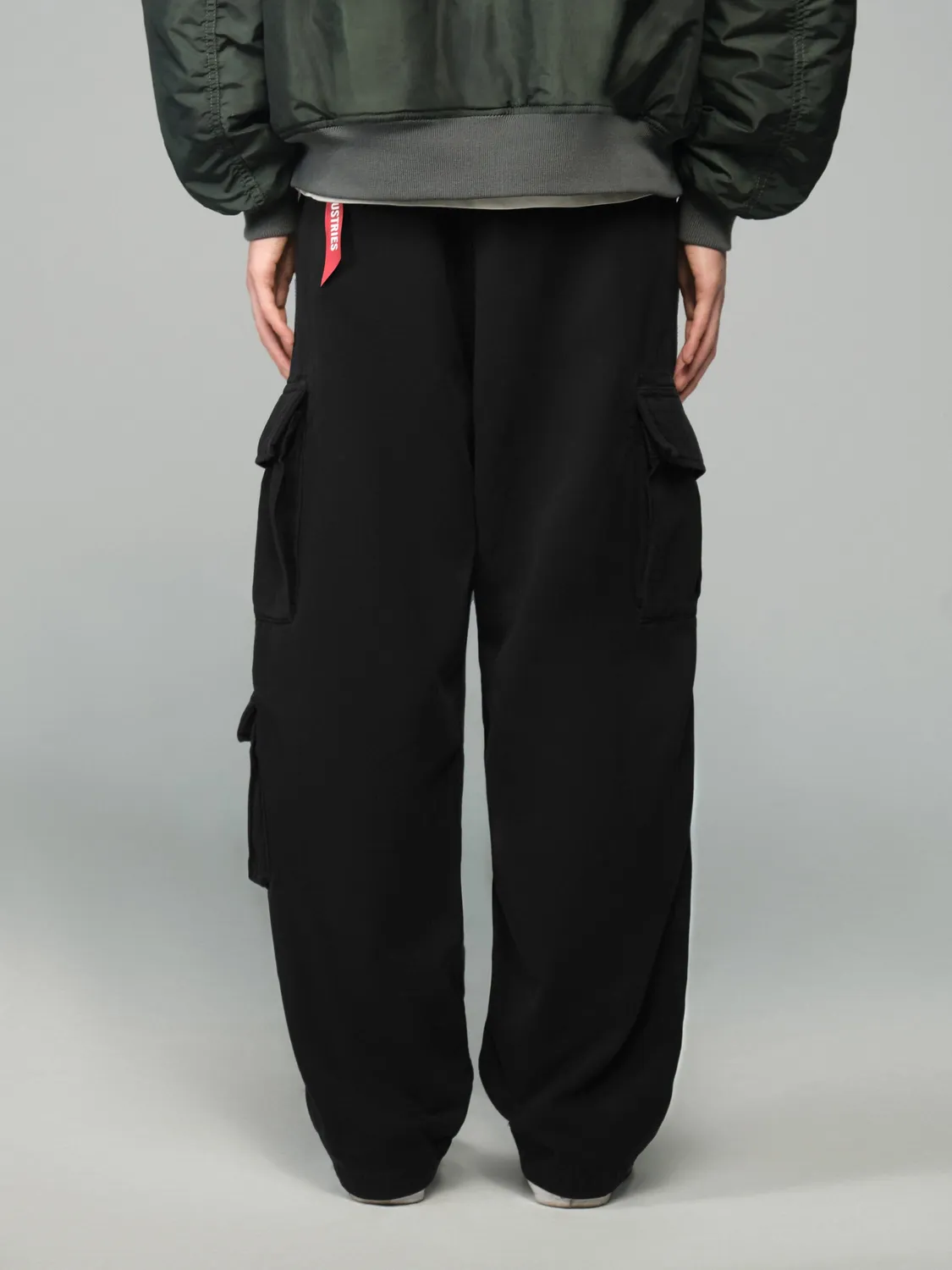 Alpha Industries ACU pantalon cargo noir coton