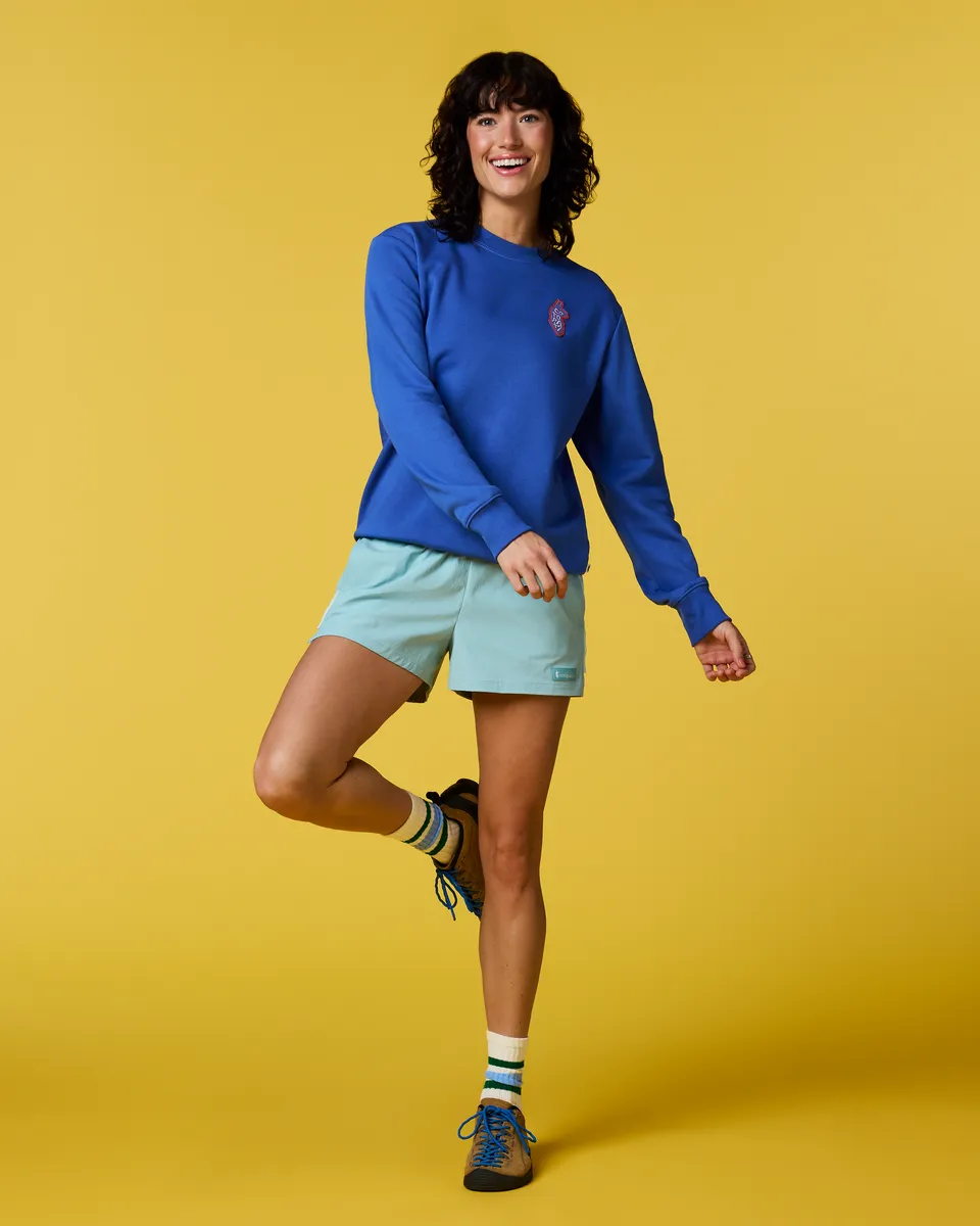 Cotopaxi Lava Llama sweat femme Azure coton bio