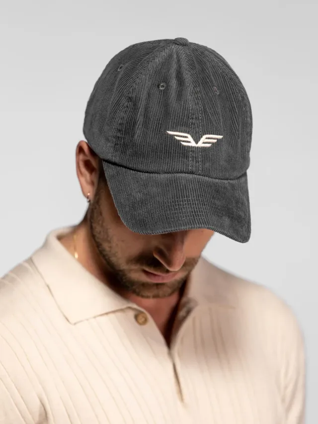 Daytona Brandon casquette velours Basalt taille unique