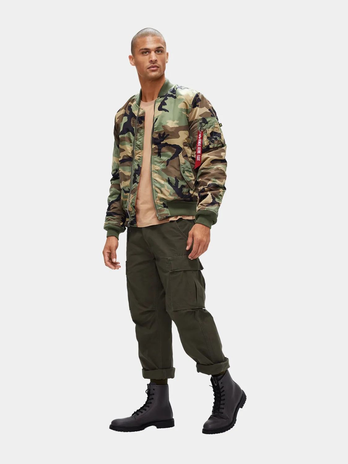Alpha Industries MA-1 Slim Fit blouson camo réversible