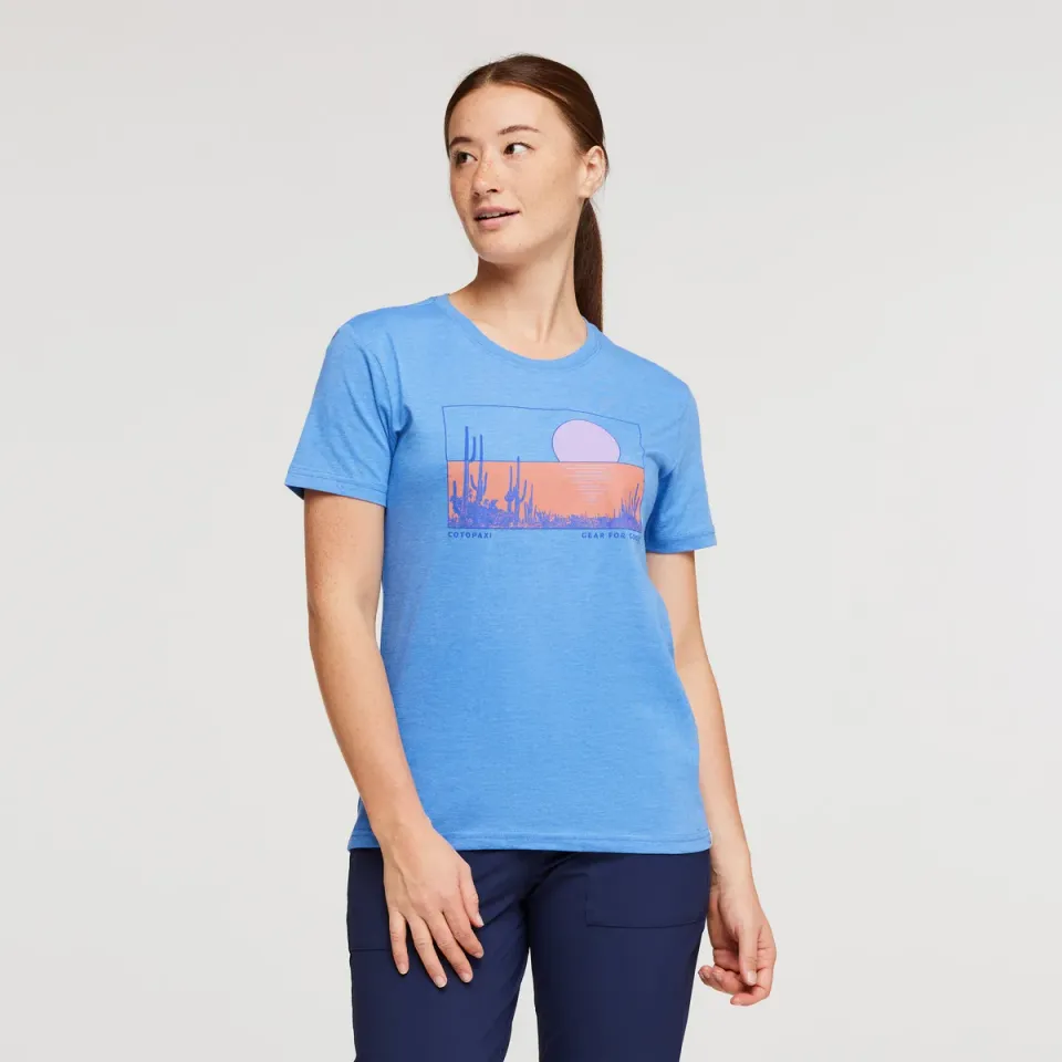 Cotopaxi Desert View t-shirt femme Lupine manches courtes