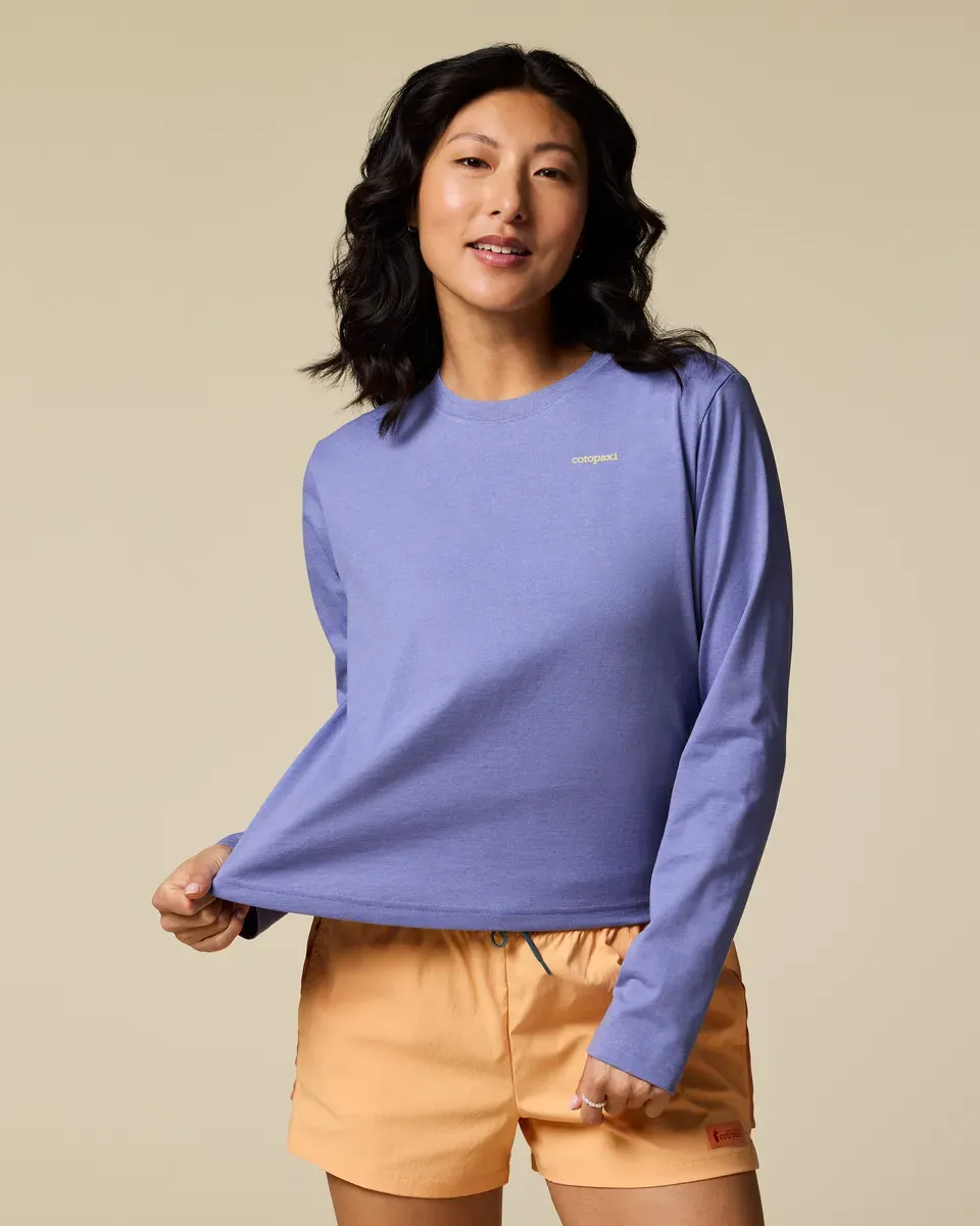 Cotopaxi Flower Patch t-shirt femme Aster manche longue