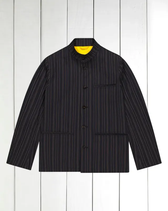 Hollington Megève veste coton stretch rayures dorées