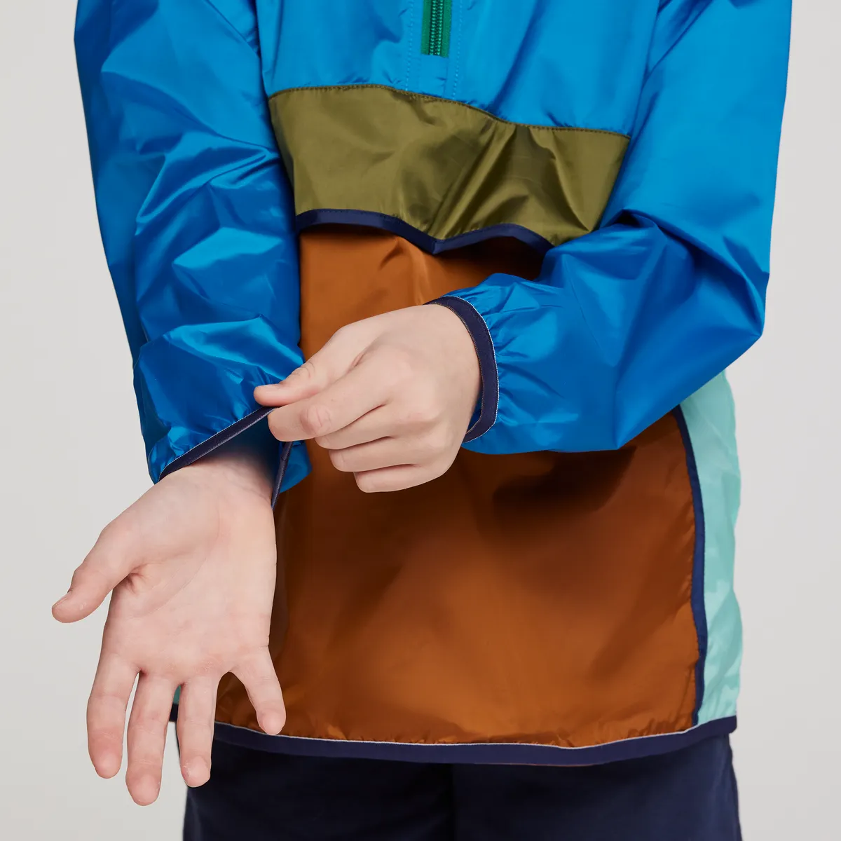Cotopaxi Teca Half-Zip coupe-vent enfant Fireball léger