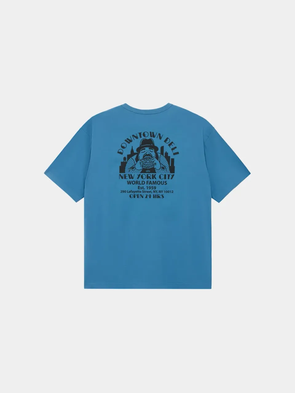 Alpha Industries Downtown Deli t-shirt bleu relaxed