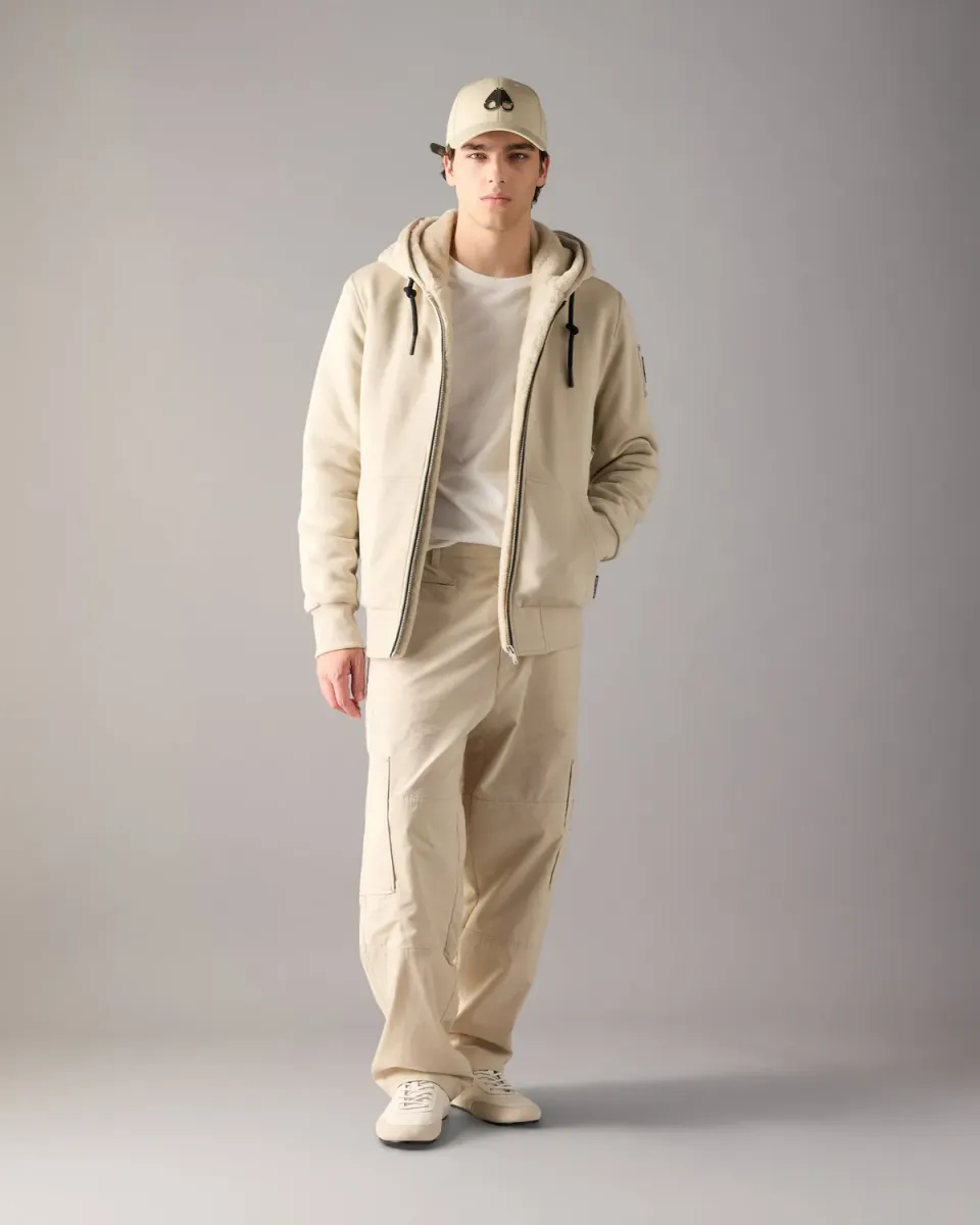 Moose Knuckles Classic Bunny Hoodie sweat alabaster
