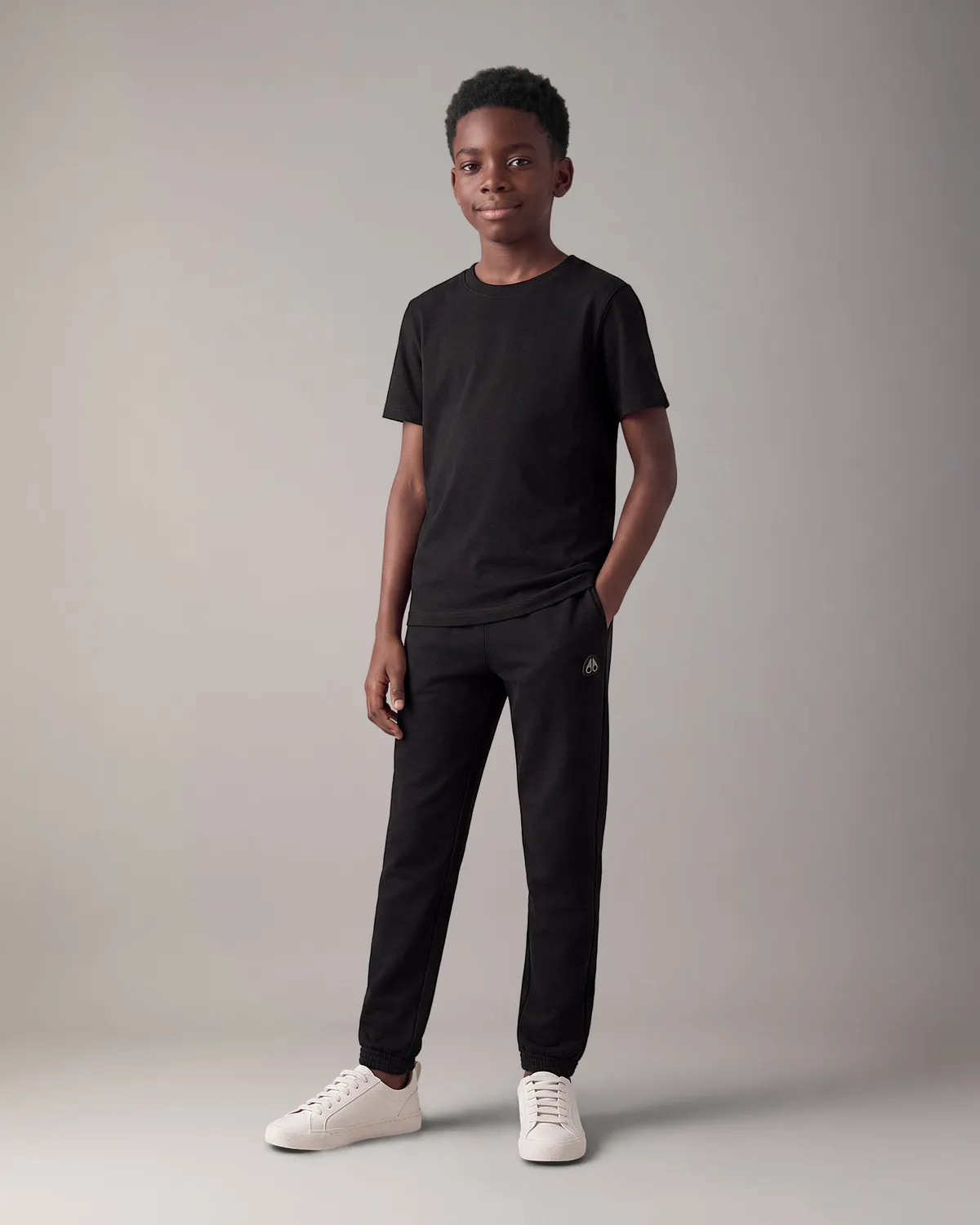 Moose Knuckles Yul jogging enfant noir doux