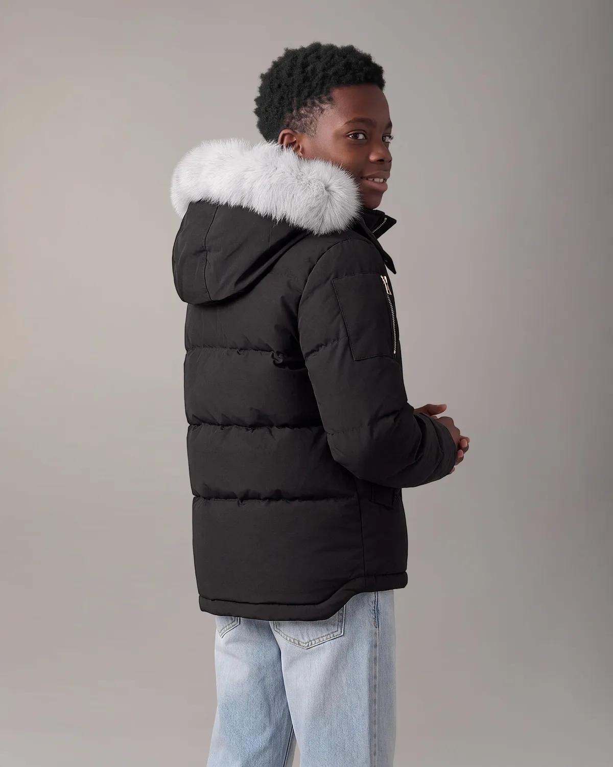 Moose Knuckles Original Veste enfant duvet 3Q noir