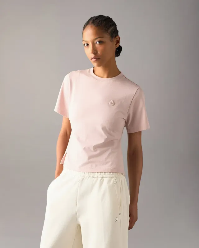 Moose Knuckles YYZ T-Shirt Rosewood Coupe Ajustée