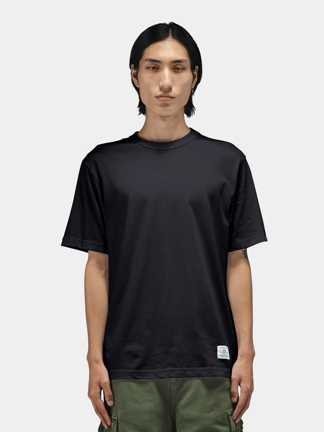 Alpha Industries Regular t-shirt coton noir
